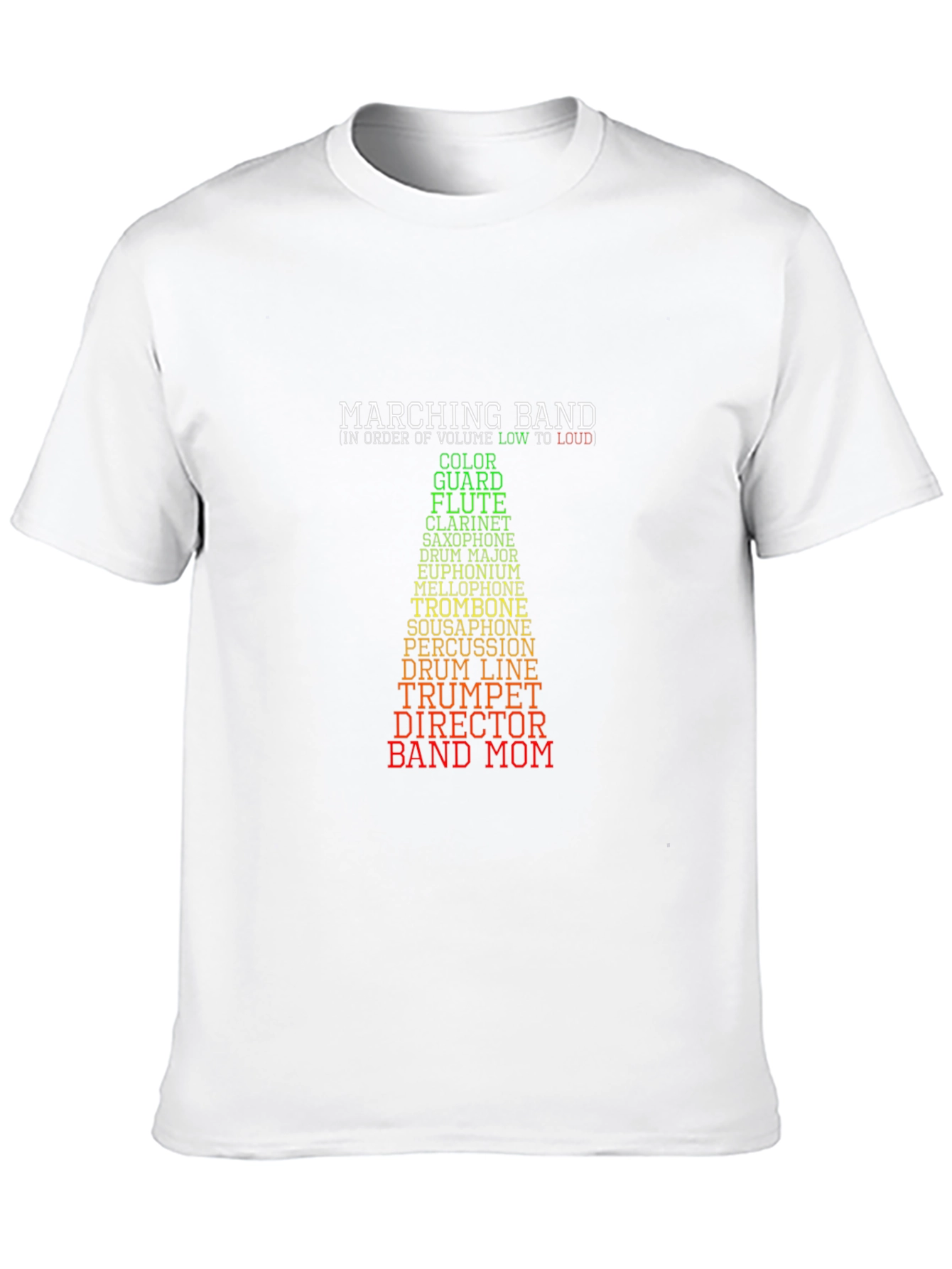 Marching Band Instrument Volume T-Shirt