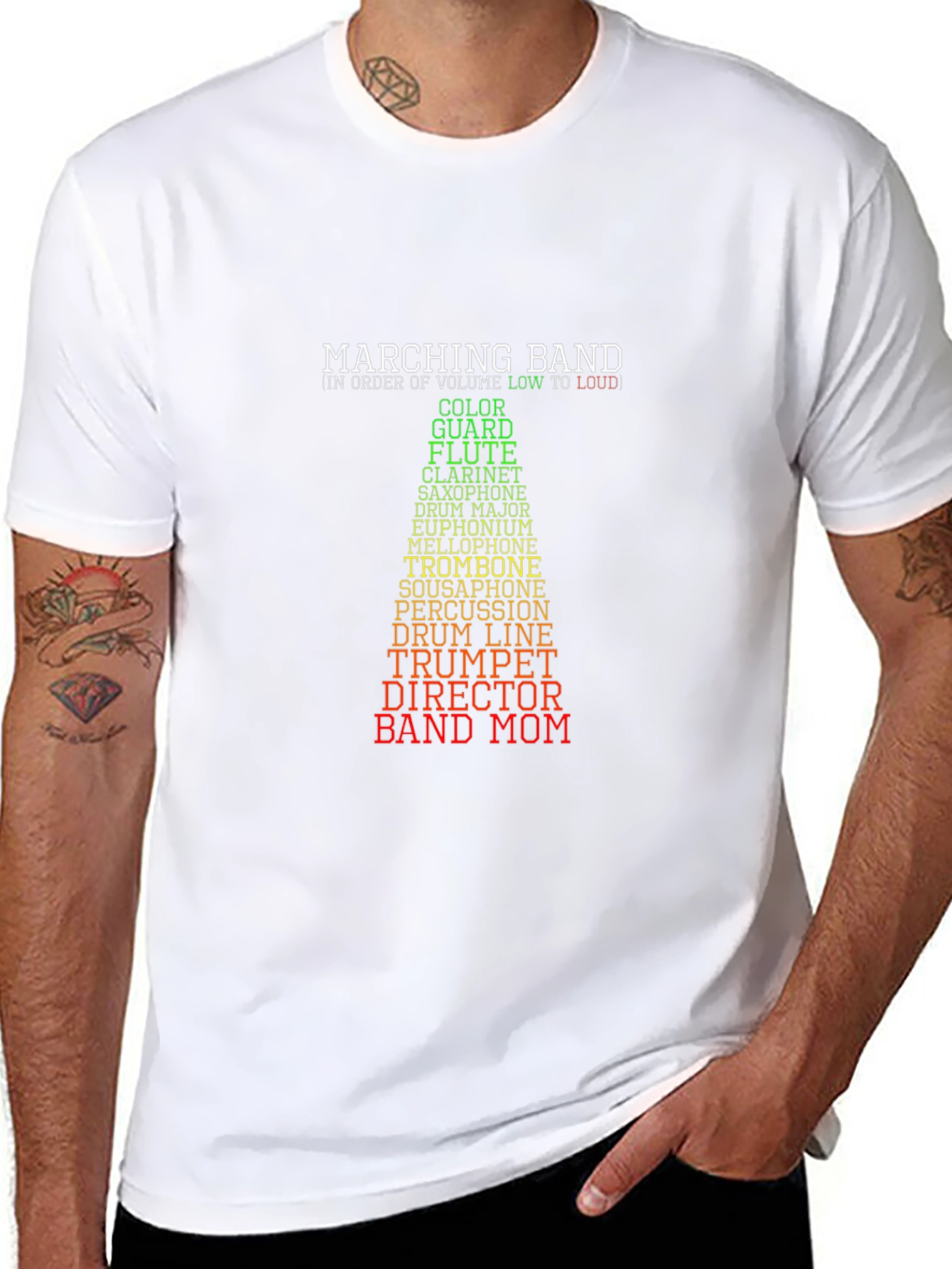 Marching Band Instrument Volume T-Shirt