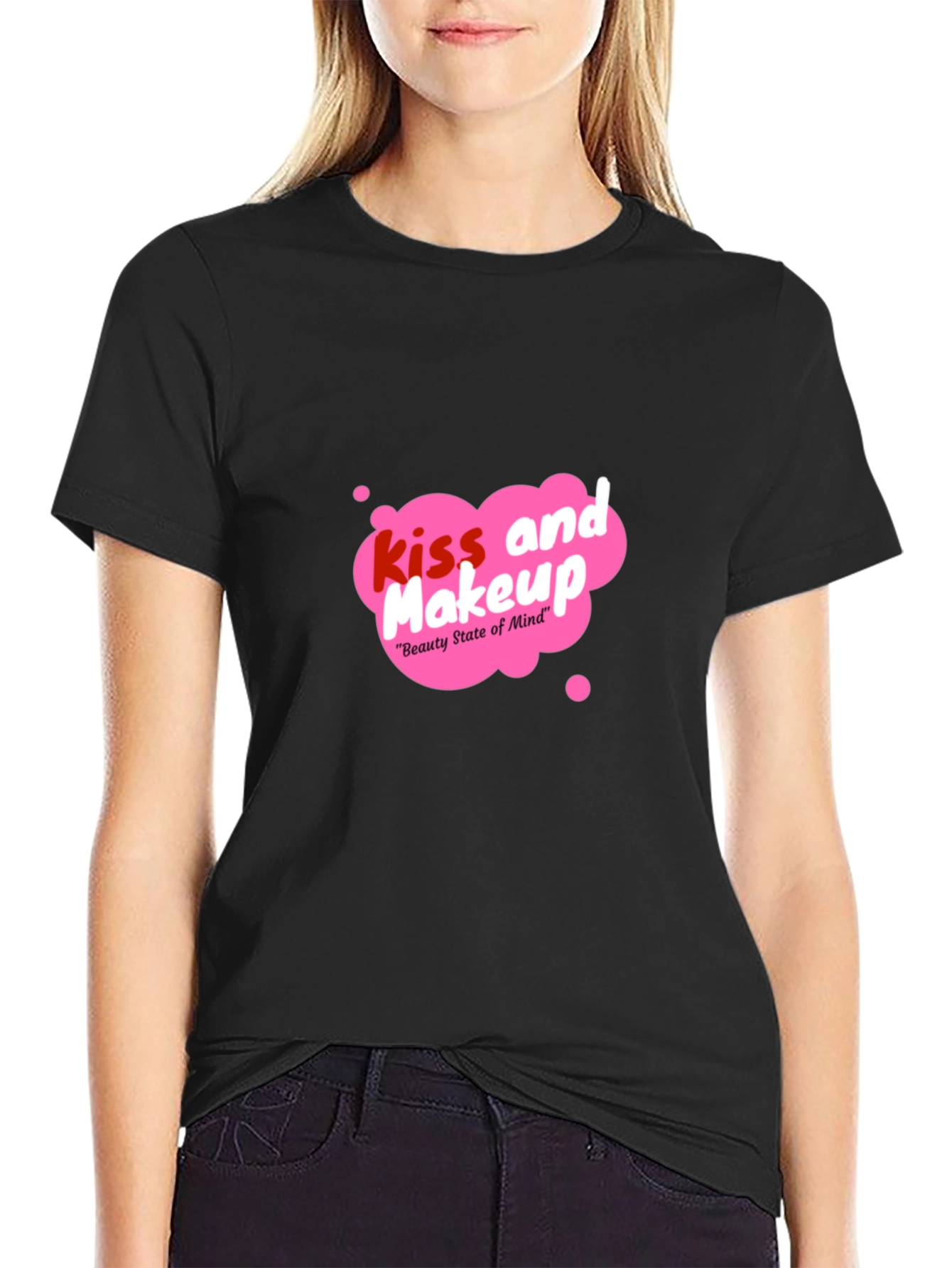Kiss and Makeup Graphic Tee