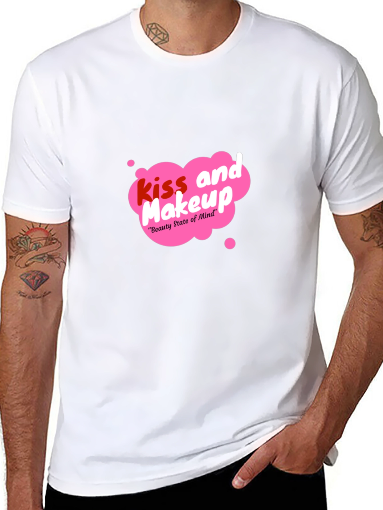 Kiss and Makeup Graphic Tee