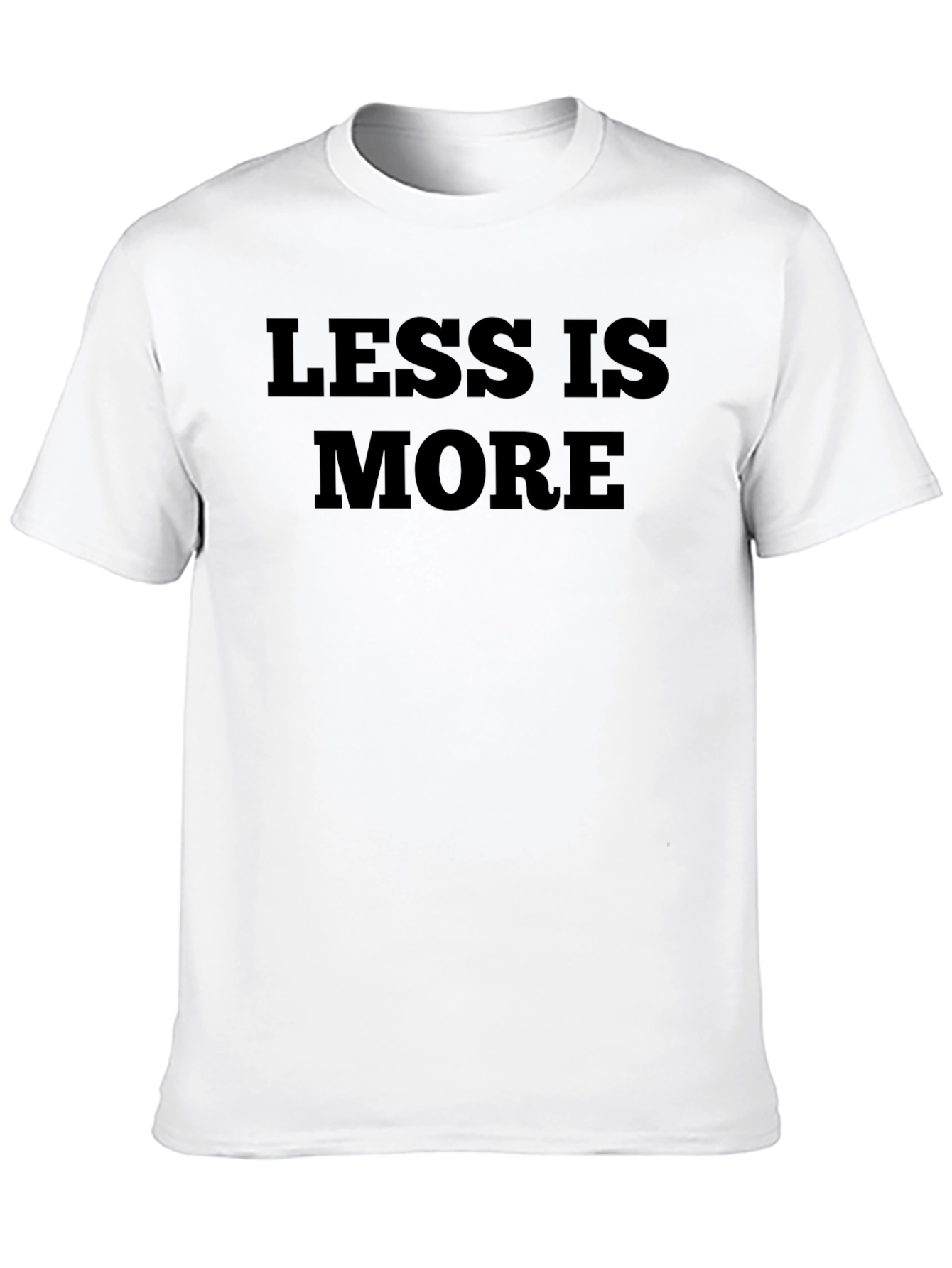 Less is More Graphic Tee - Black