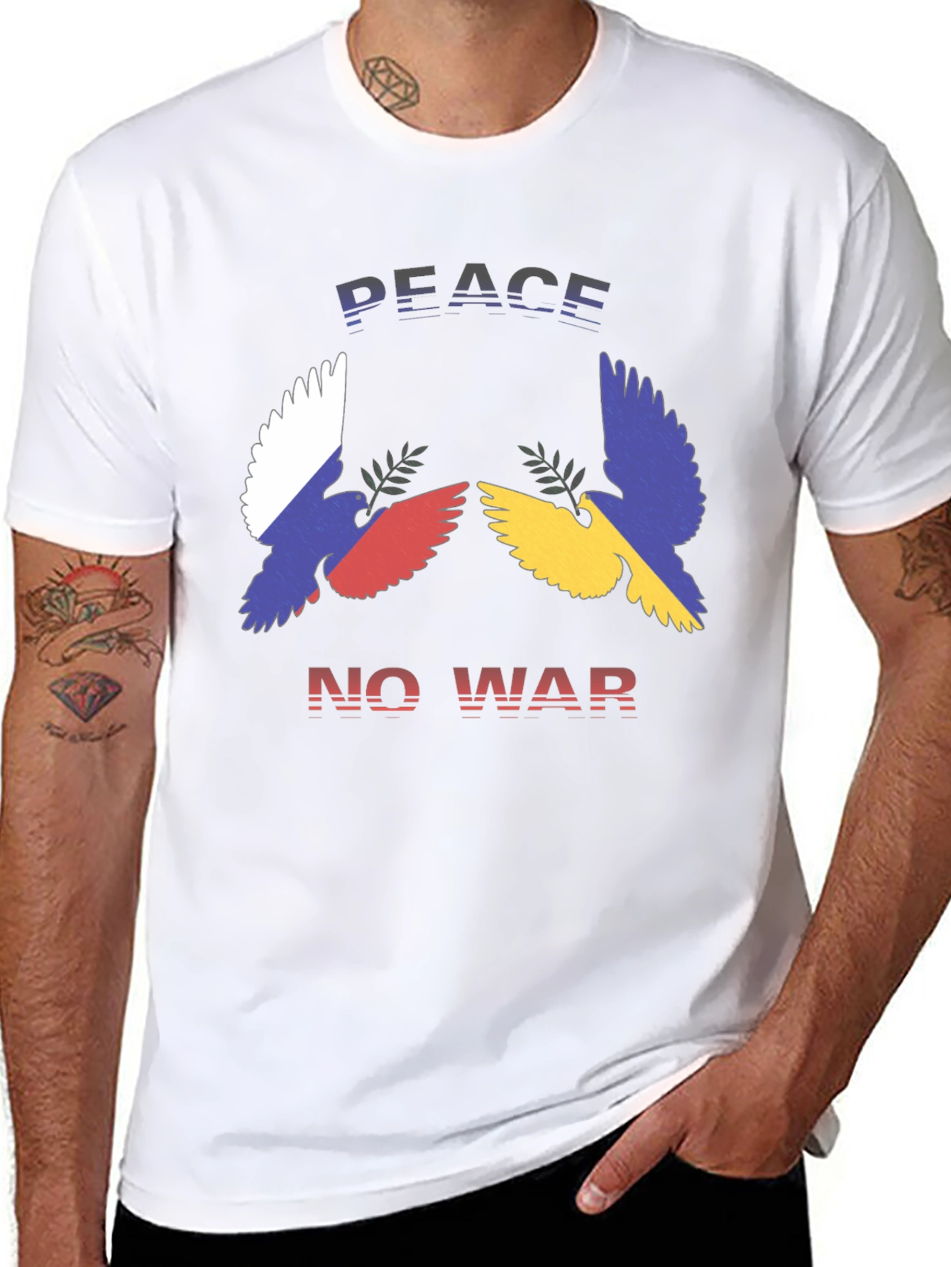 Peace No War Graphic T-Shirt