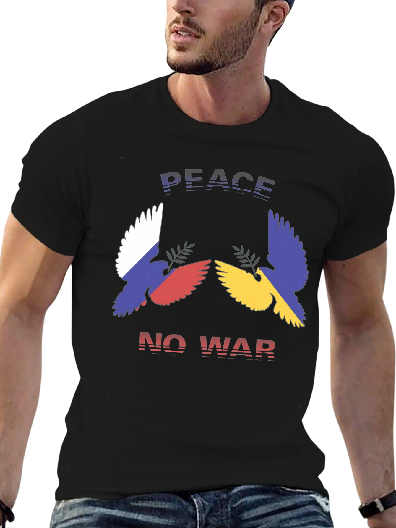 Peace No War Graphic T-Shirt