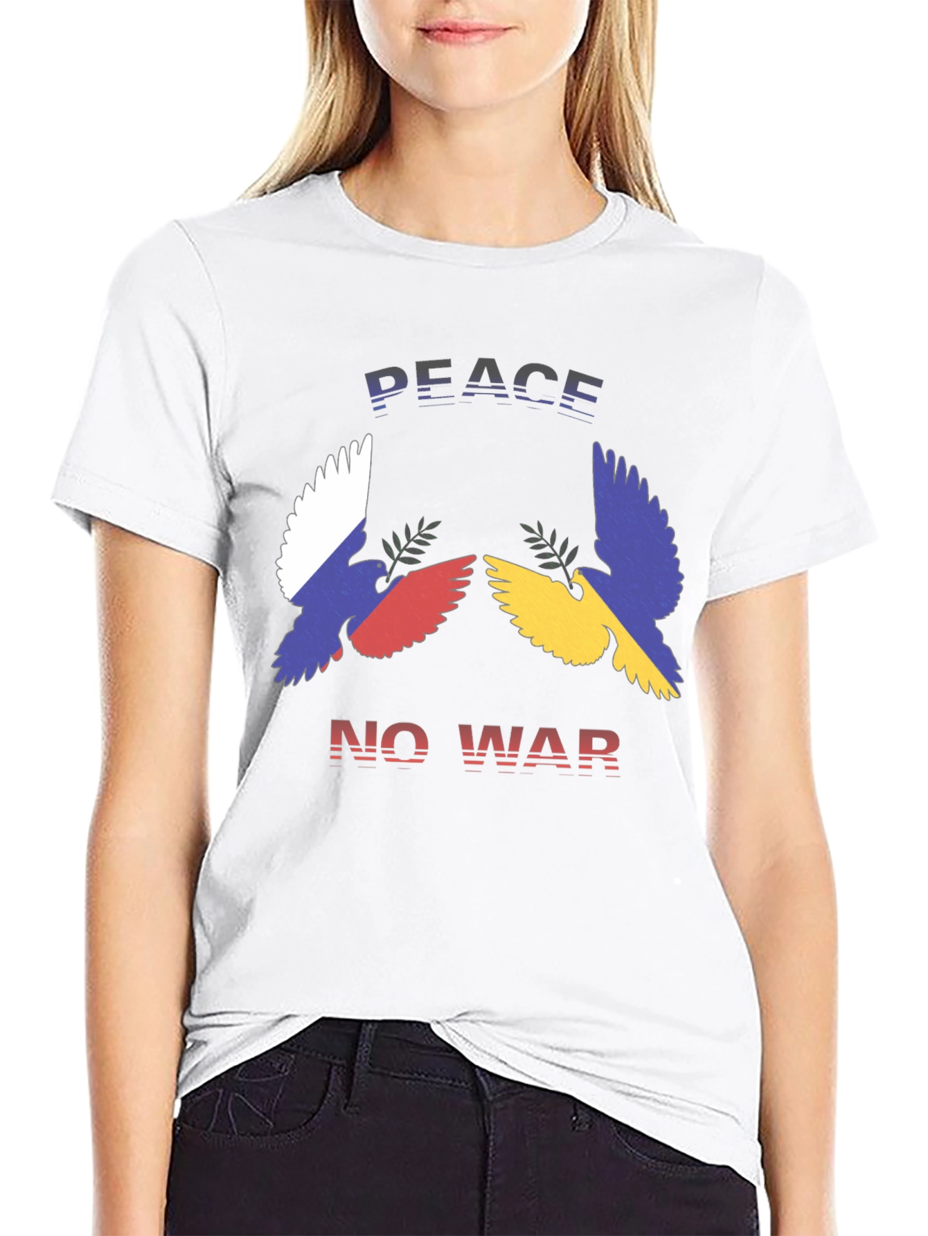 Peace No War Graphic T-Shirt