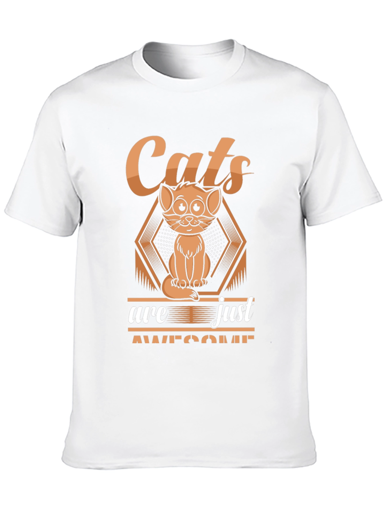 Cats are Awesome Graphic T-Shirt