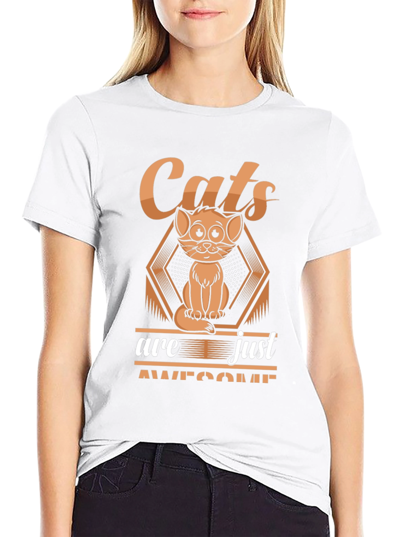 Cats are Awesome Graphic T-Shirt