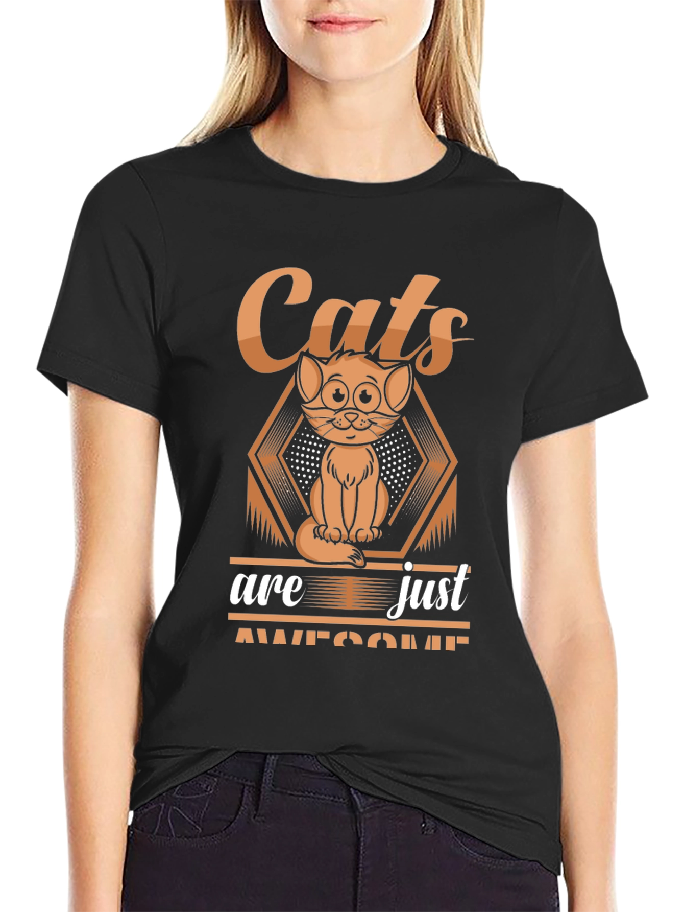 Cats are Awesome Graphic T-Shirt