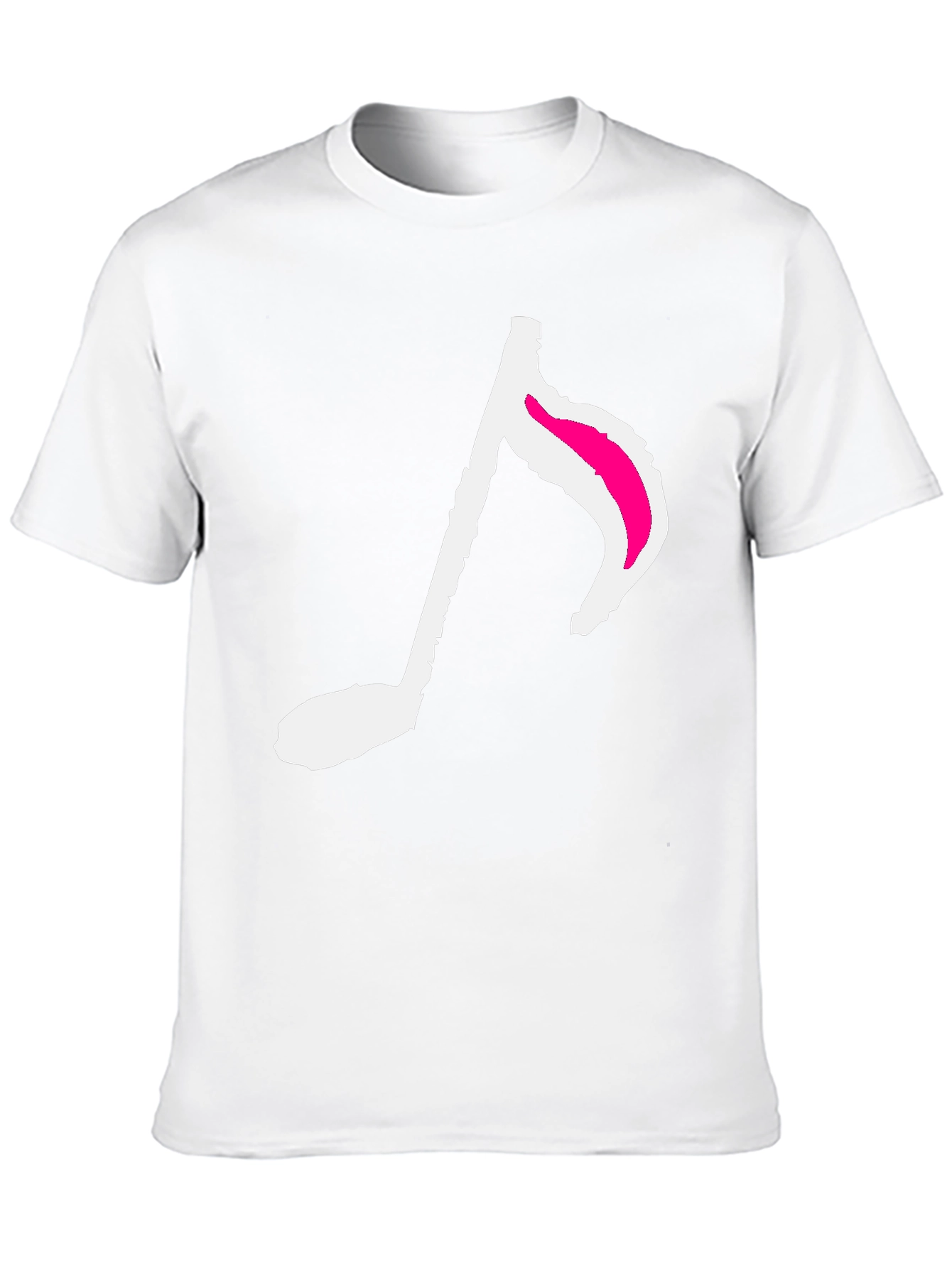 Music Note Graphic Tee - Trendy Black T-Shirt