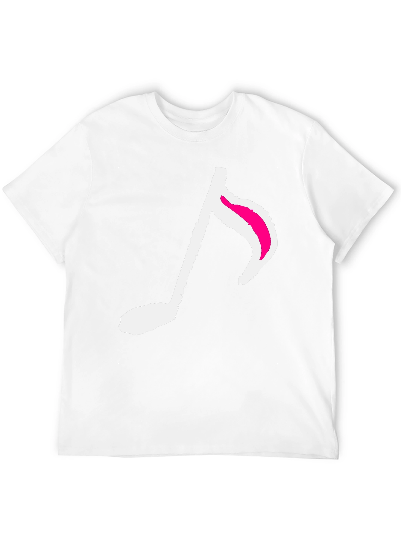 Music Note Graphic Tee - Trendy Black T-Shirt