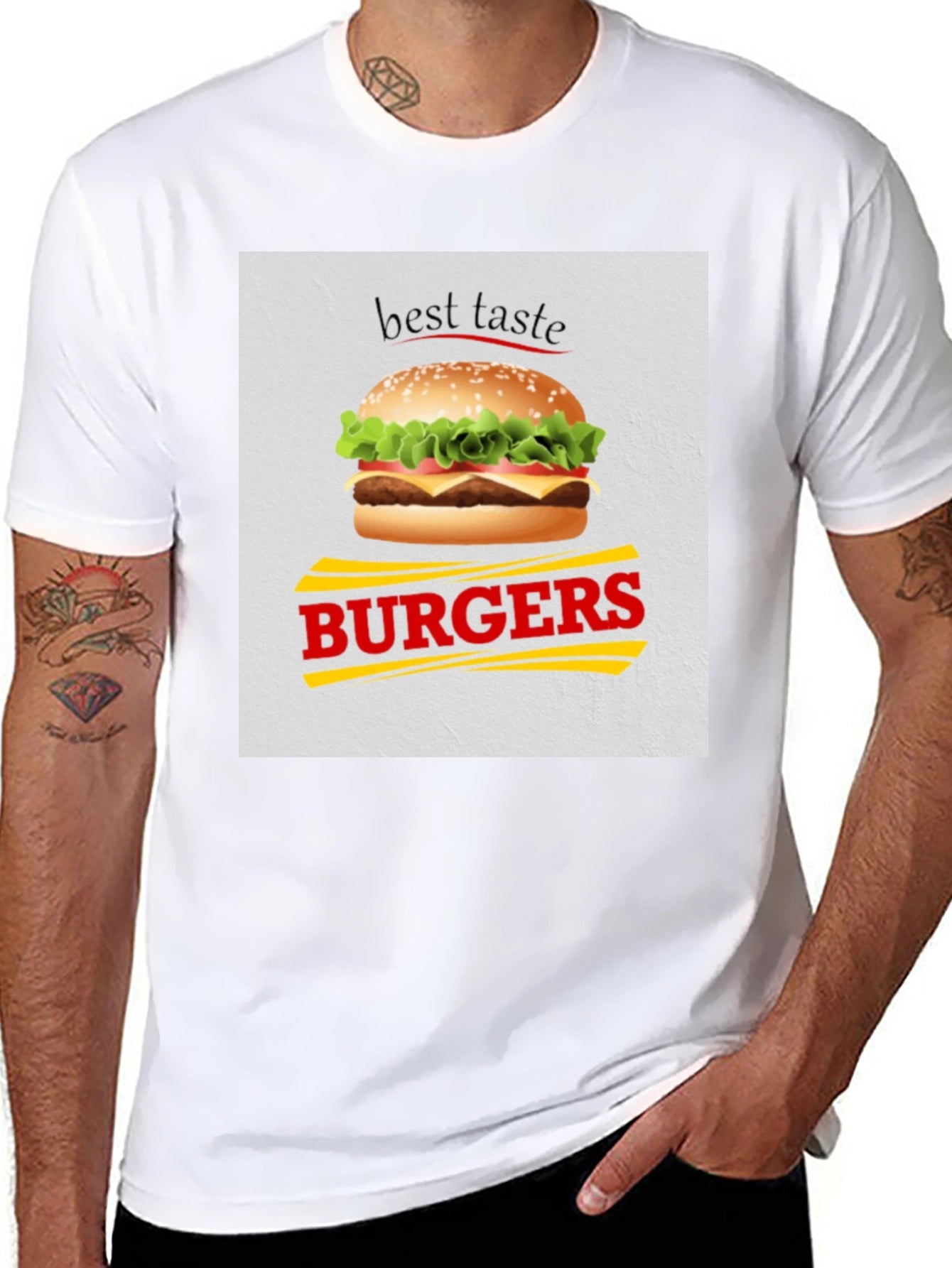 Burger T-Shirt - Best Taste Graphic Tee