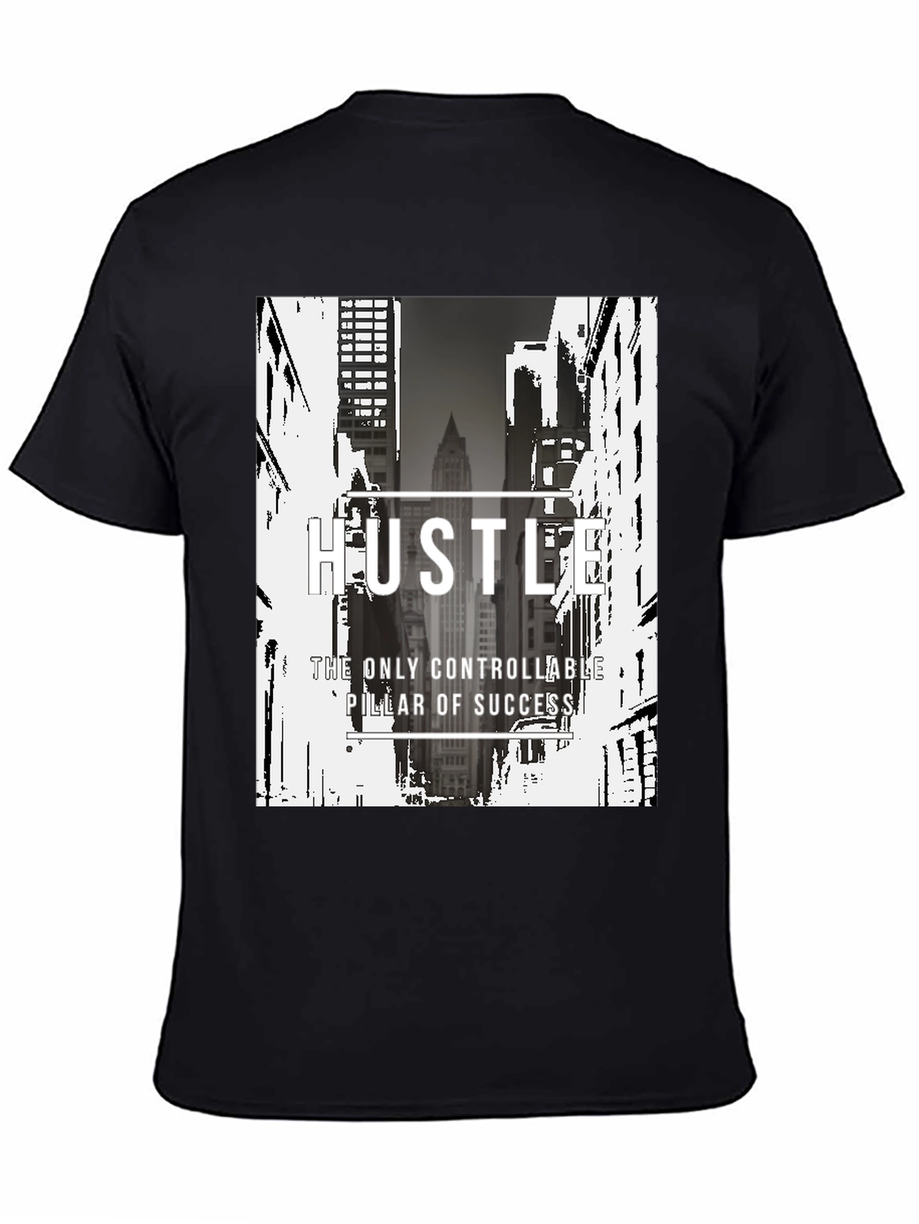 Hustle Graphic Tee - Urban Inspiration Soft Cotton Blend