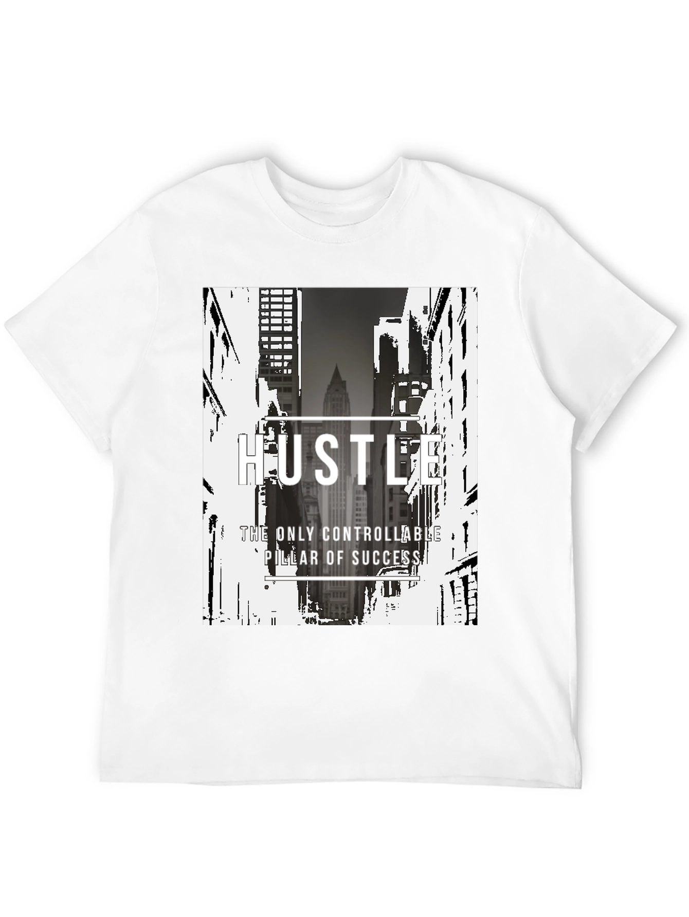 Hustle Graphic Tee - Urban Inspiration Soft Cotton Blend
