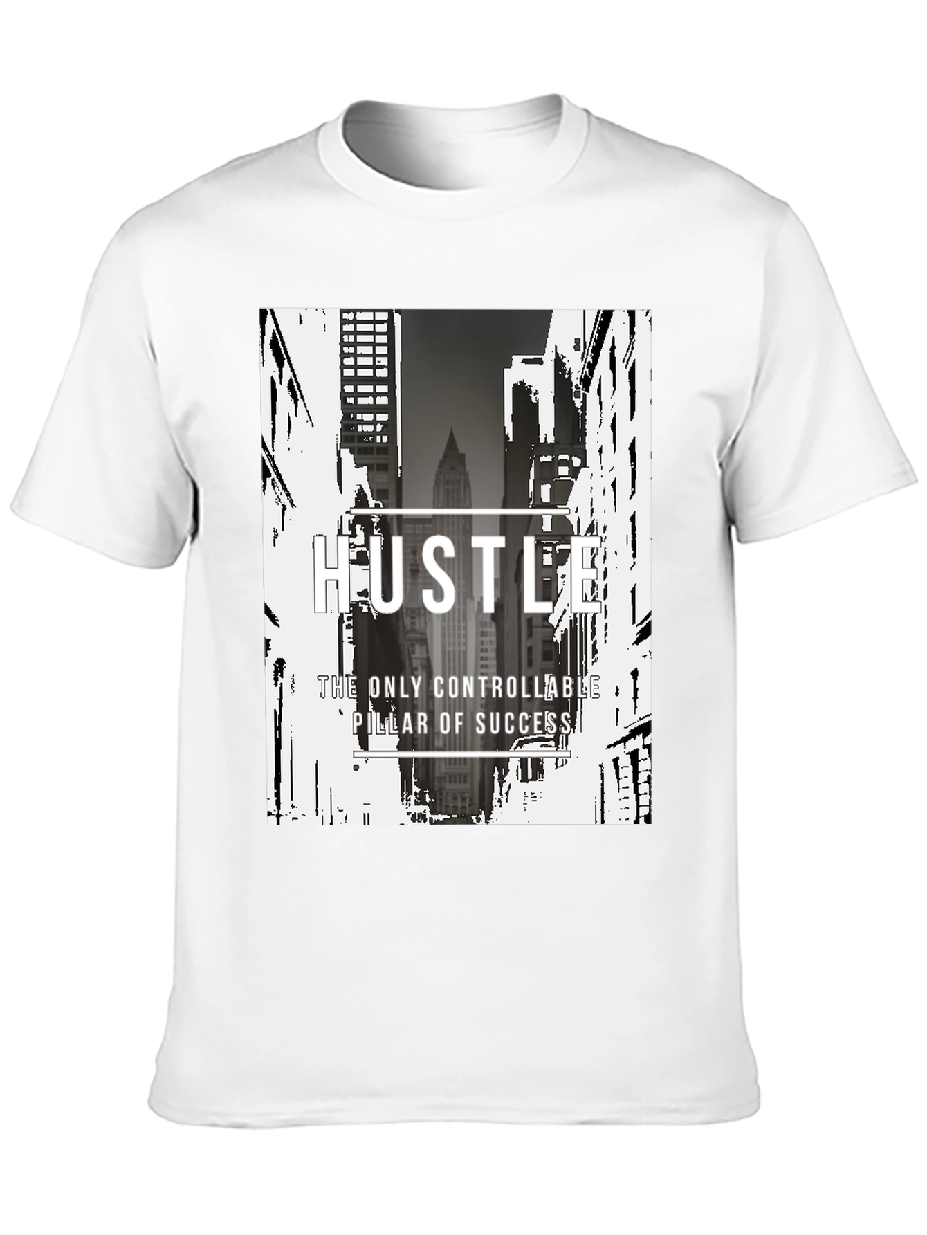 Hustle Graphic Tee - Urban Inspiration Soft Cotton Blend
