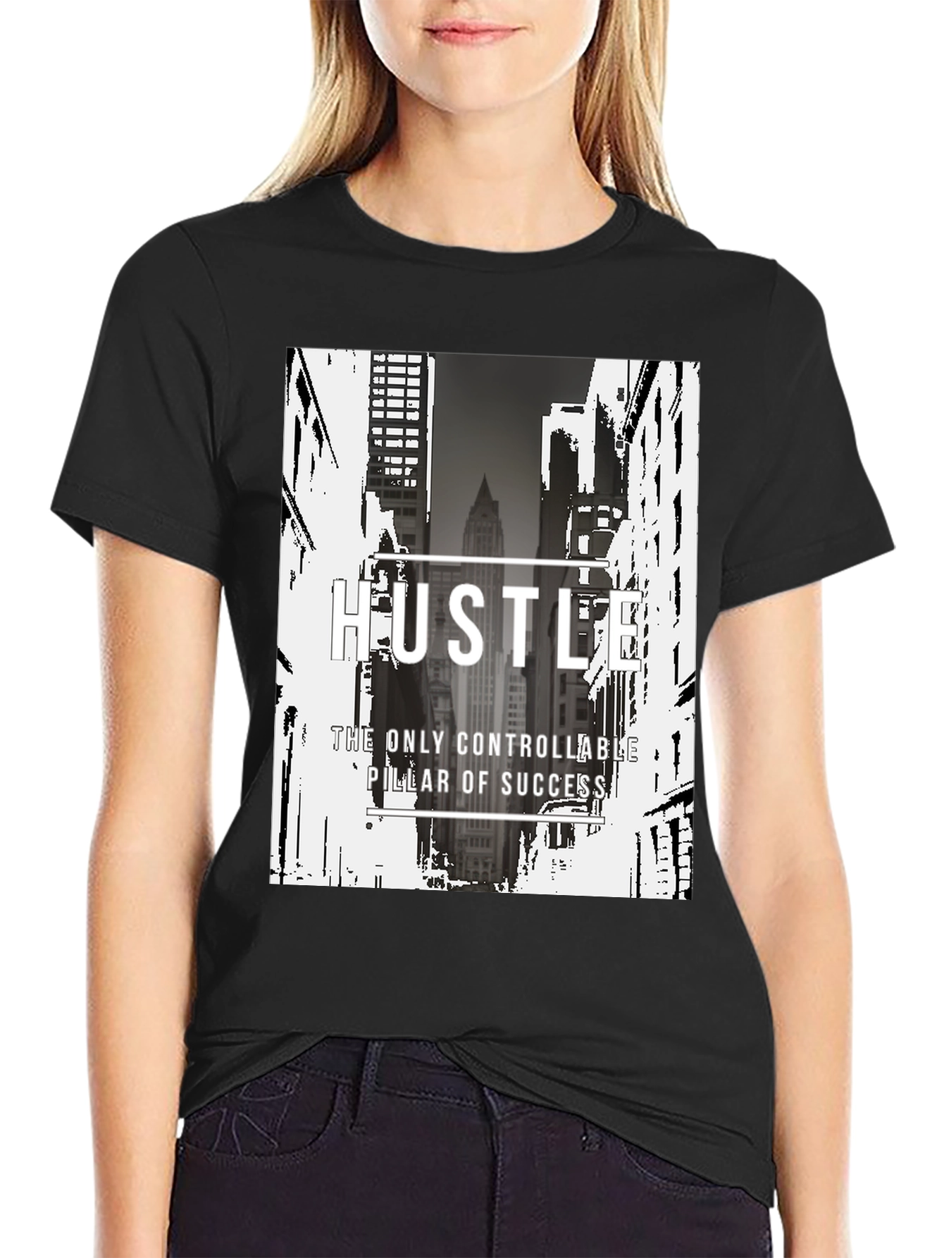 Hustle Graphic Tee - Urban Inspiration Soft Cotton Blend