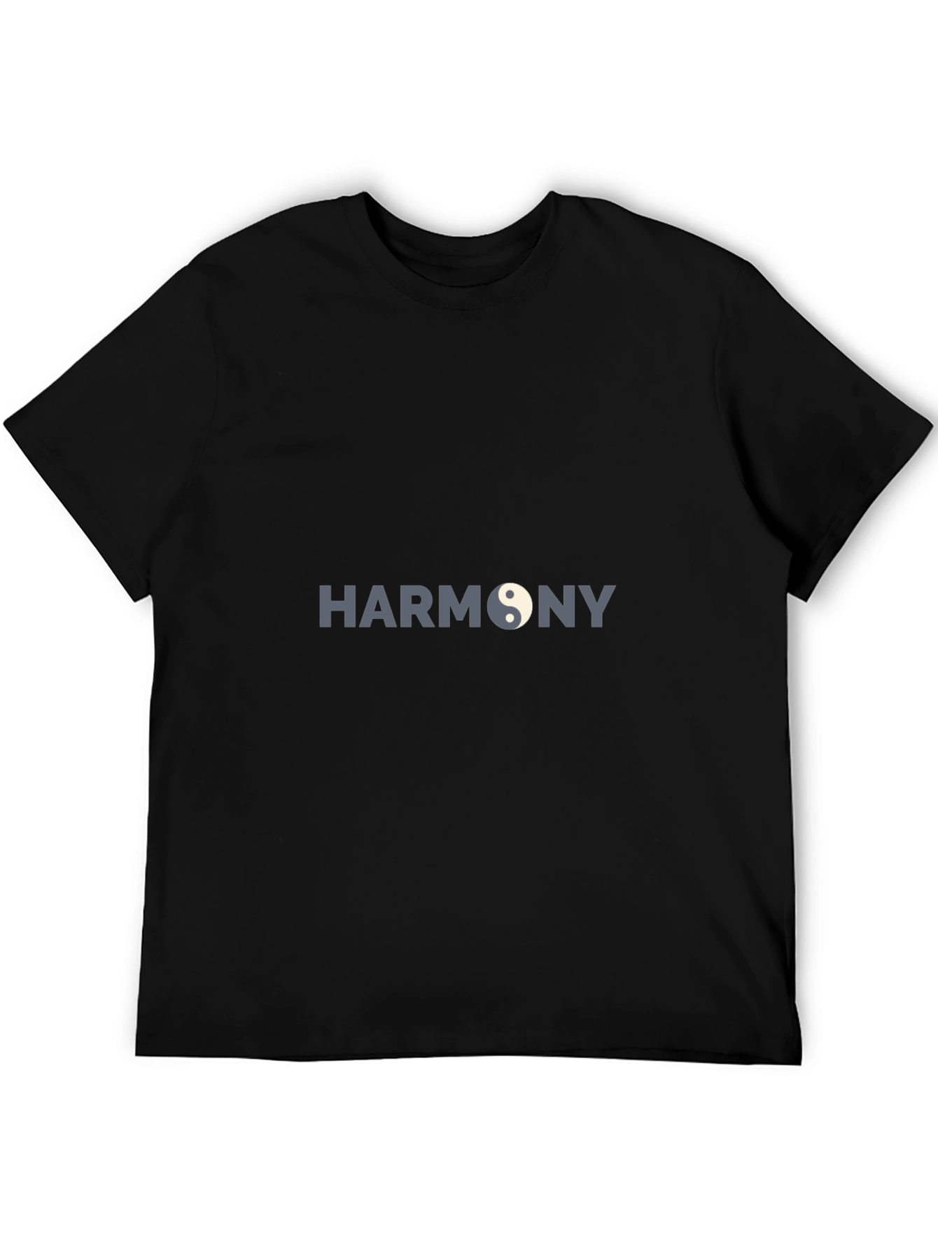 Harmony Yin Yang Graphic Black T-Shirt