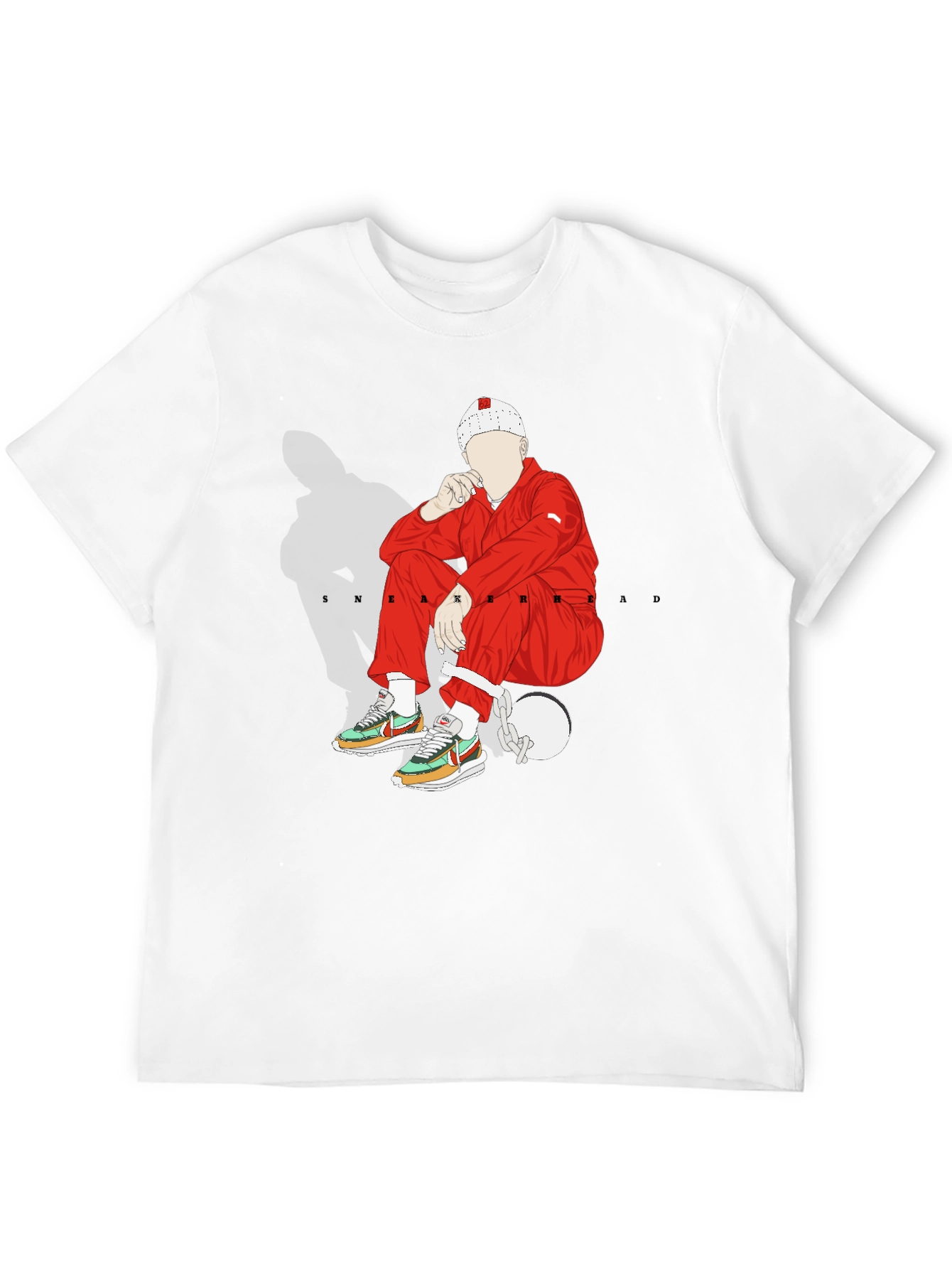 Sneakerhead Graphic Tee - Black Cotton Blend