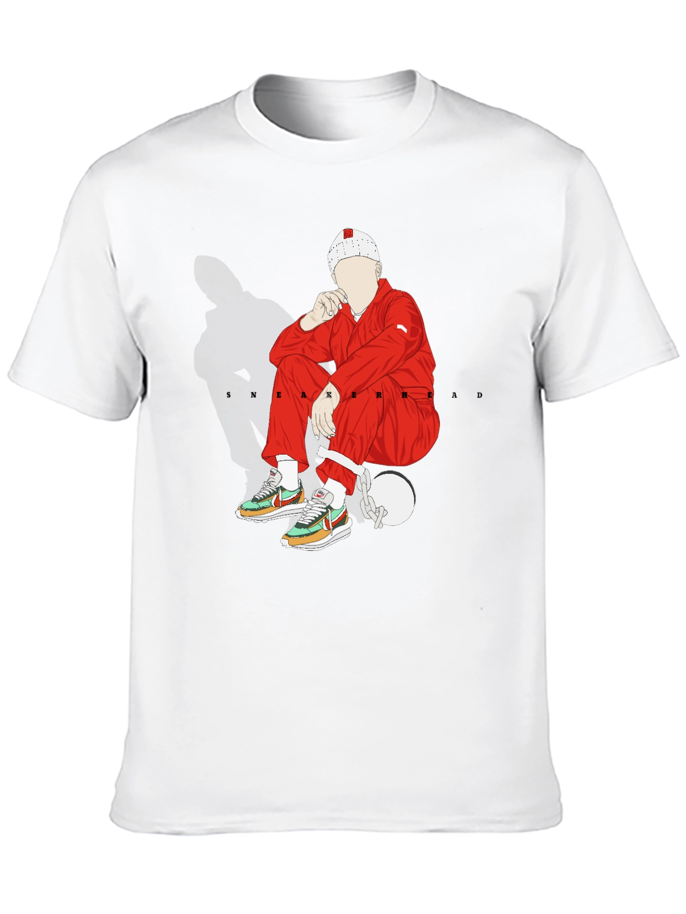 Sneakerhead Graphic Tee - Black Cotton Blend