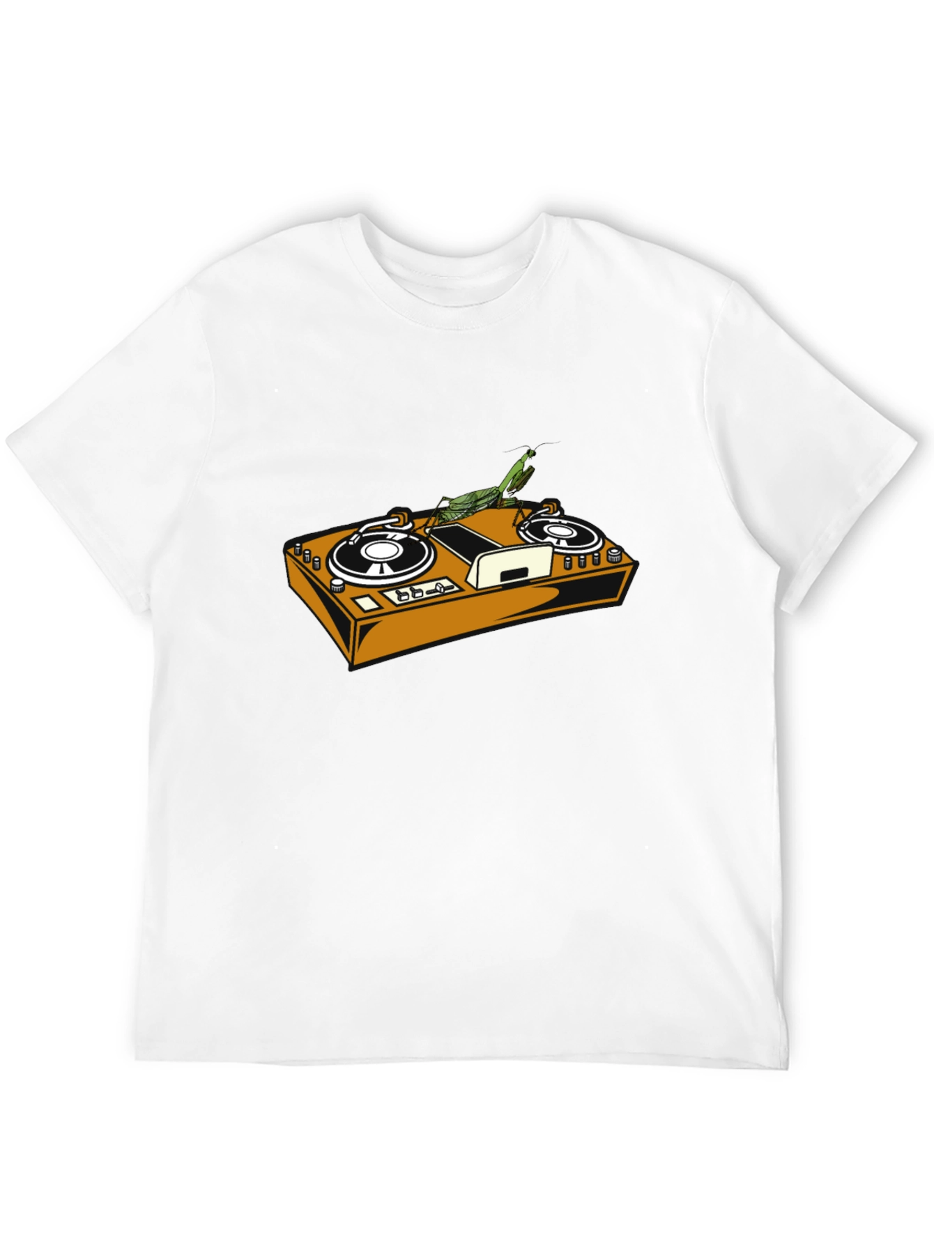 DJ Mantis Black Graphic Tee