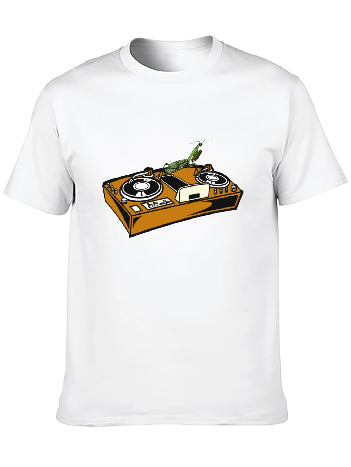 DJ Mantis Black Graphic Tee