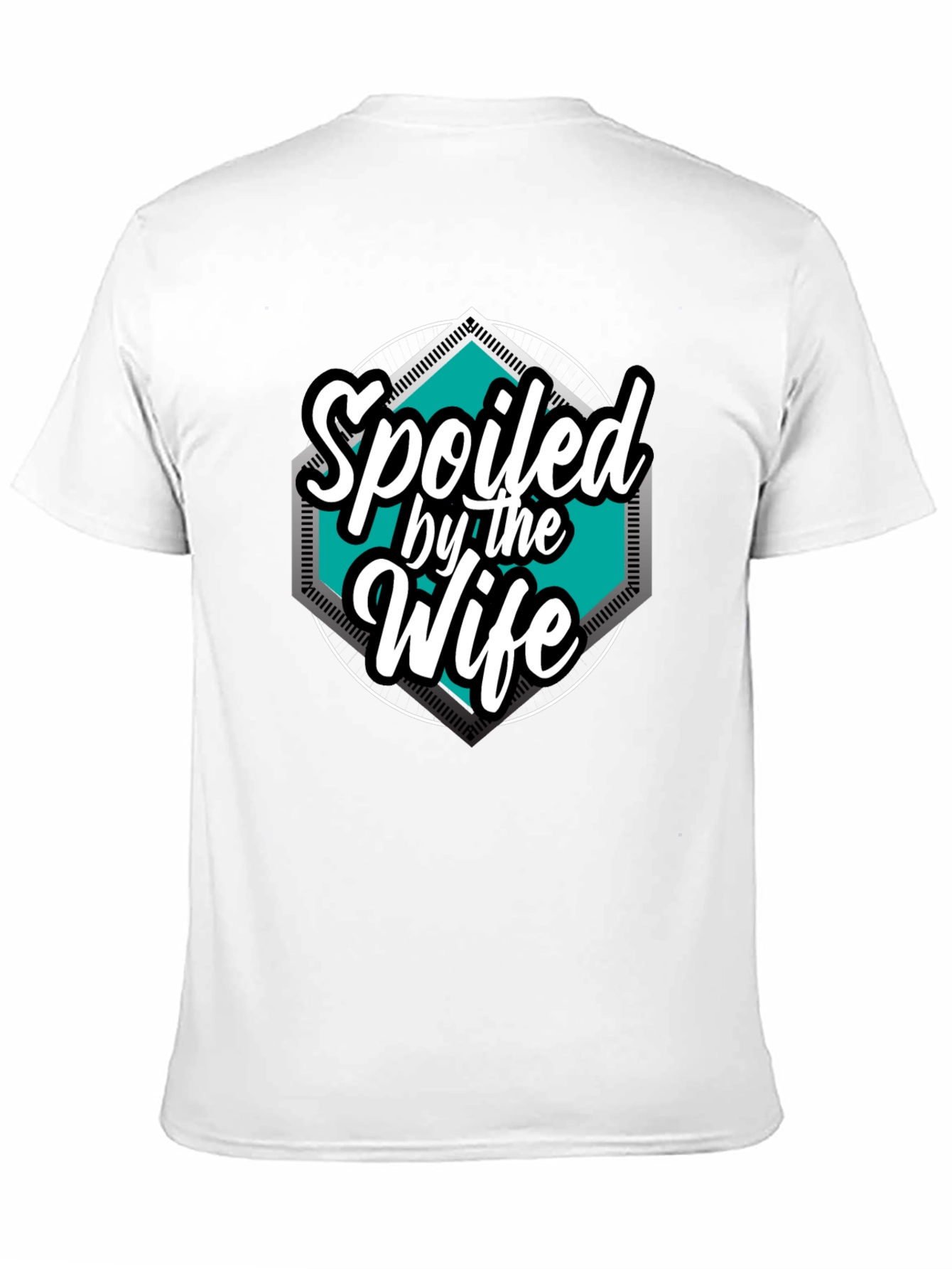 Spoiled by the Wife Graphic Tee - Black