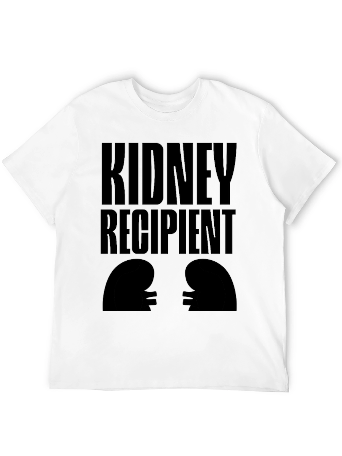 Kidney Recipient Graphic T-Shirt - Black