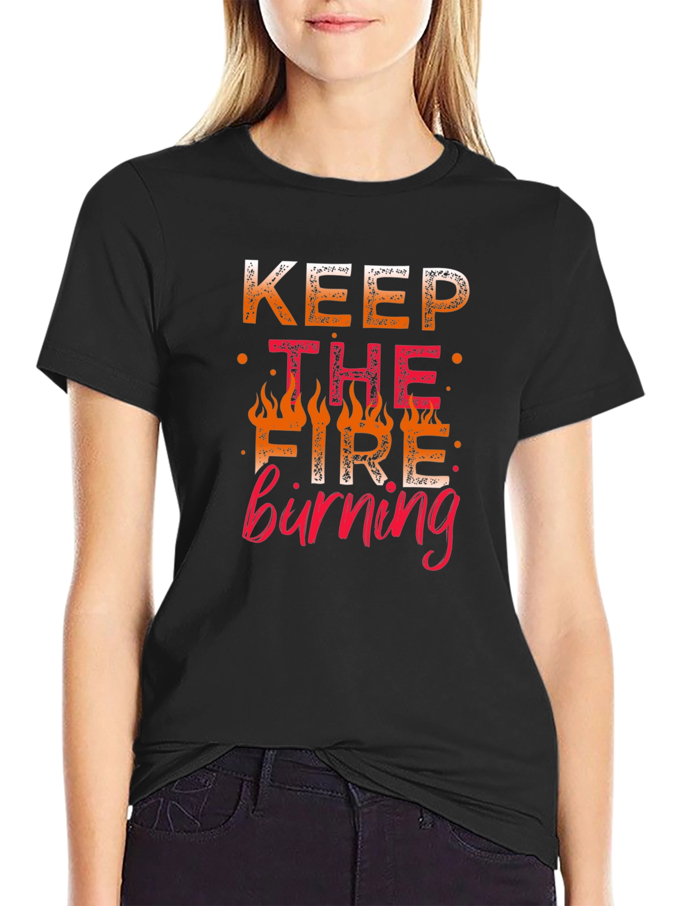 Keep The Fire Burning Graphic Tee