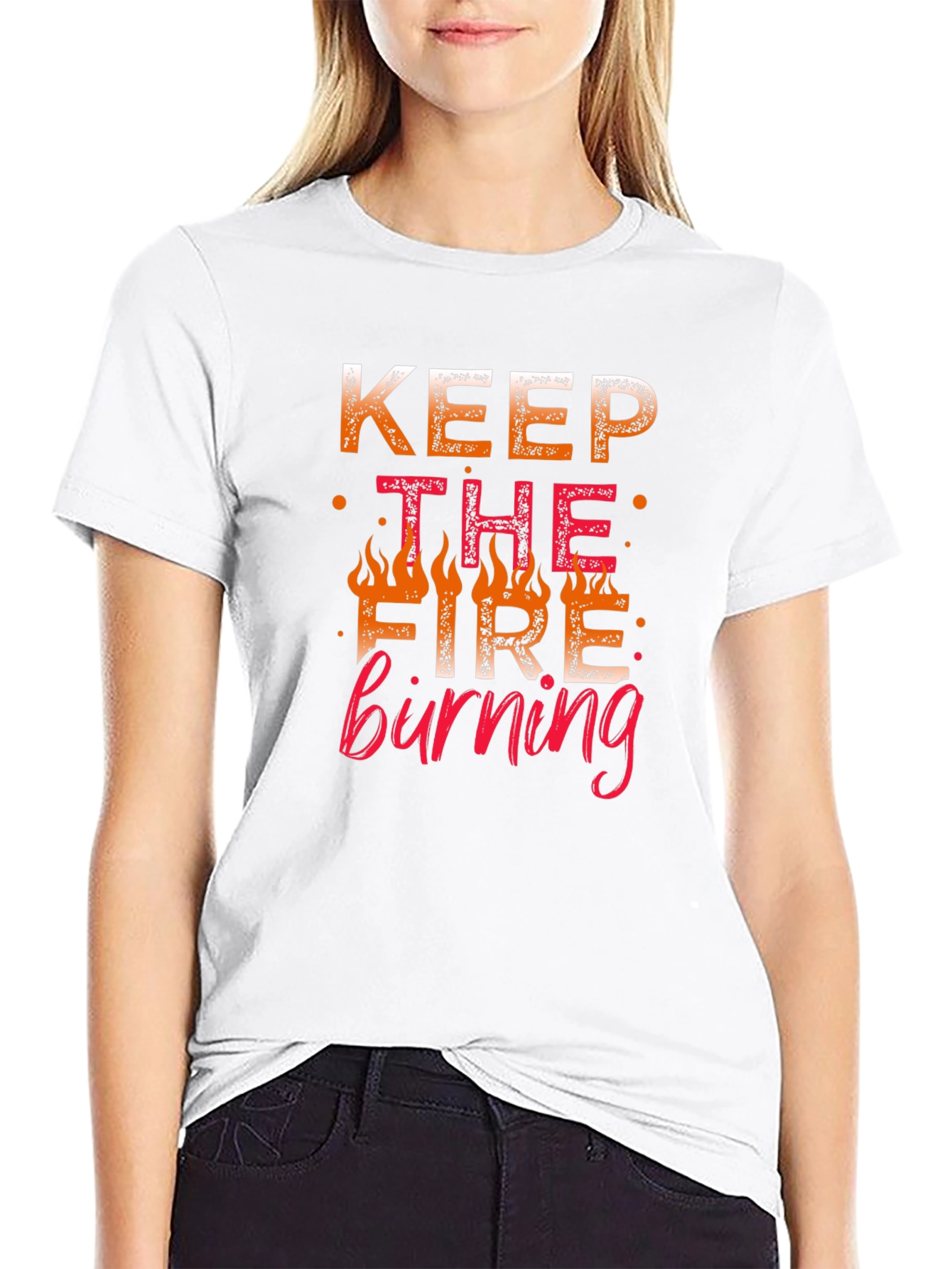 Keep The Fire Burning Graphic Tee