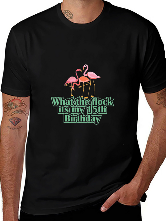 Funny Flamingo 15th Birthday T-Shirt