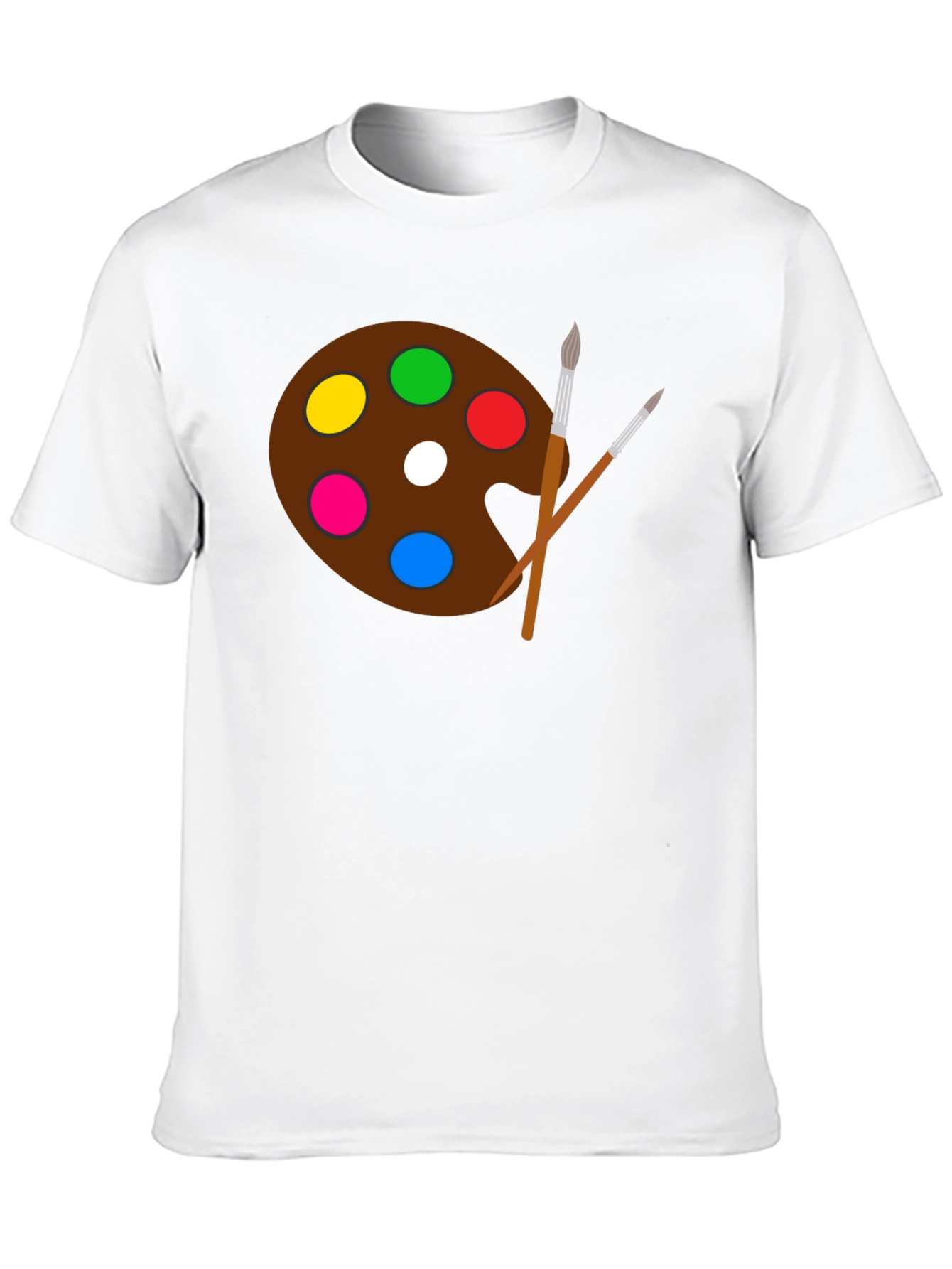 Painters Palette Graphic Tee - Artistic Style