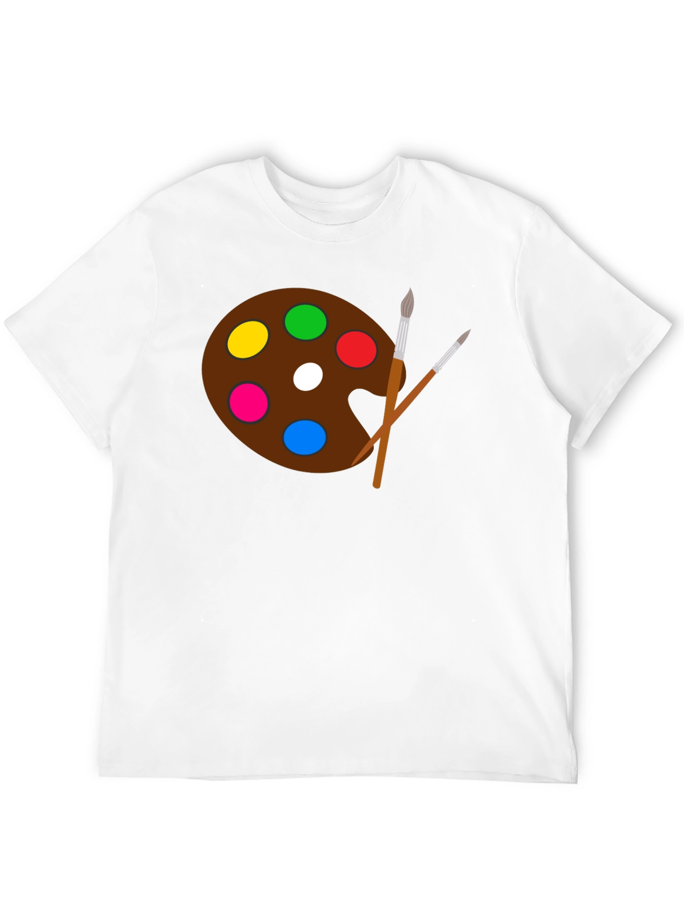 Painters Palette Graphic Tee - Artistic Style