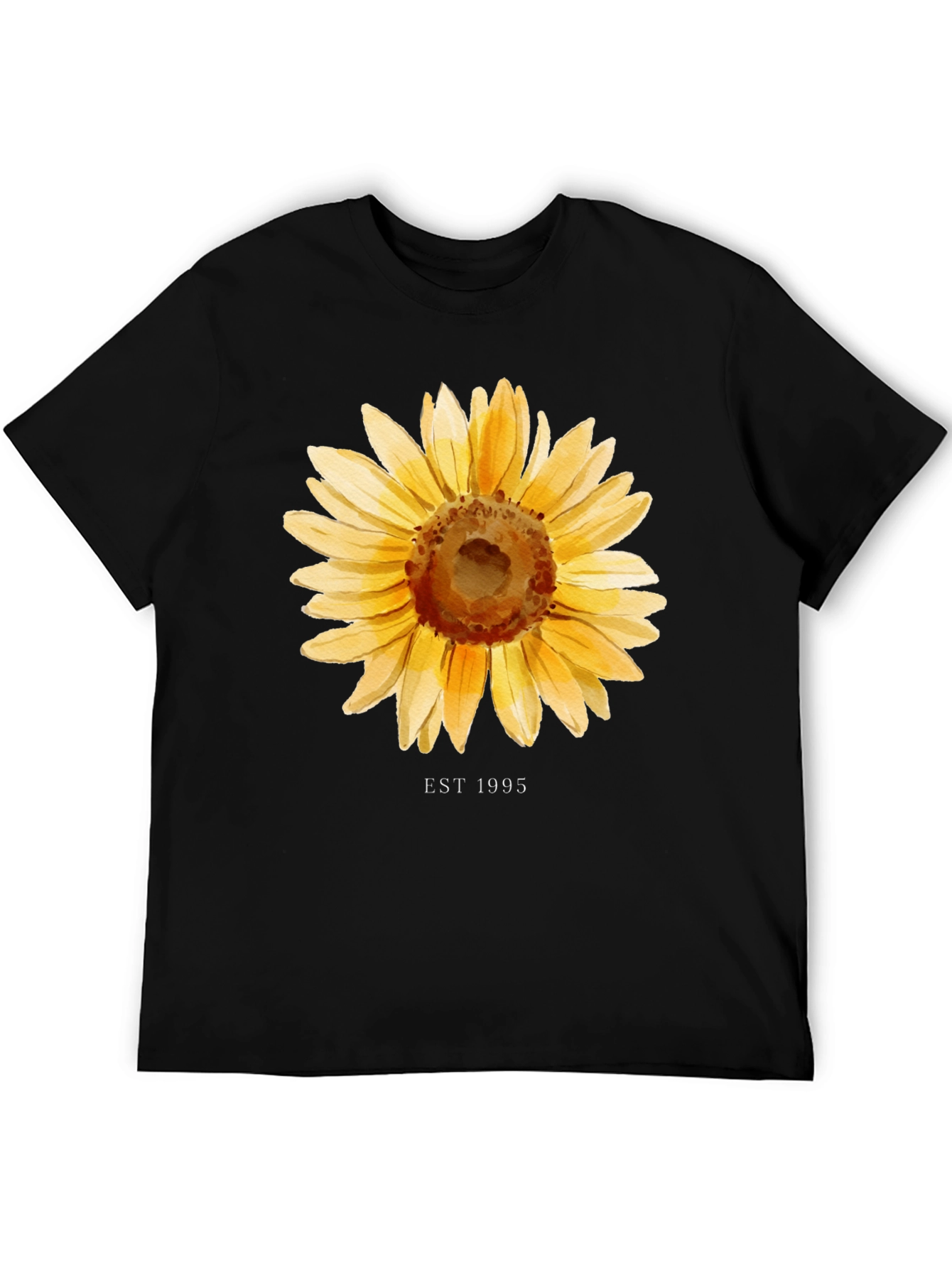 Sunflower EST 1995 Black T-Shirt