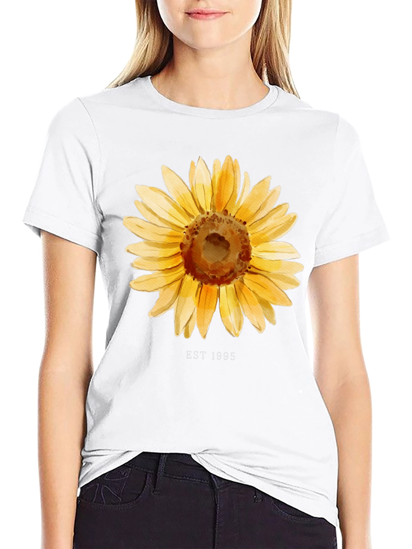Sunflower EST 1995 Black T-Shirt