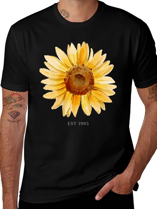 Sunflower EST 1995 Black T-Shirt