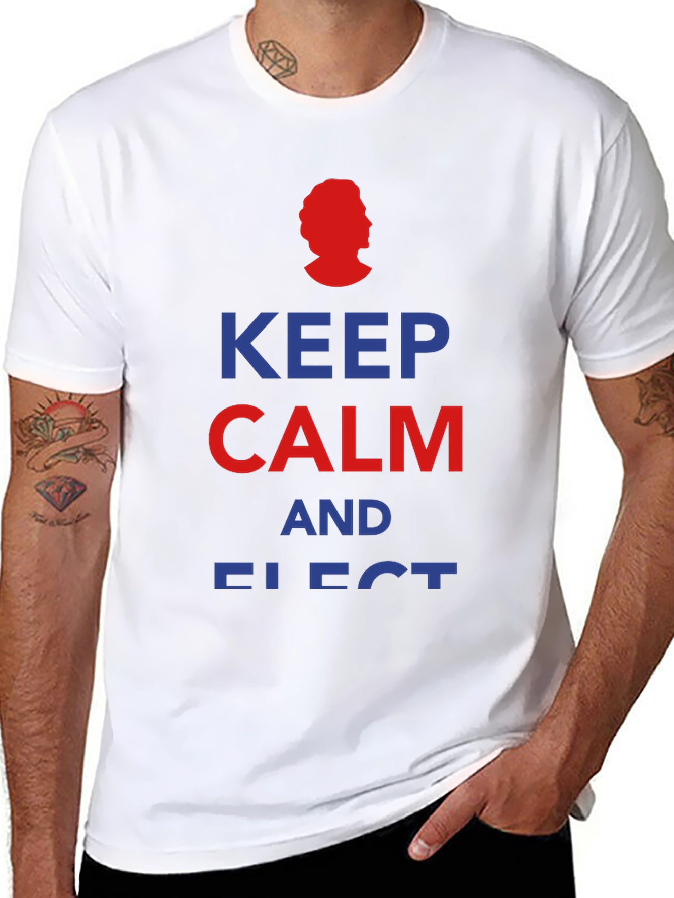 Keep Calm and Elect T-Shirt - Political Humor