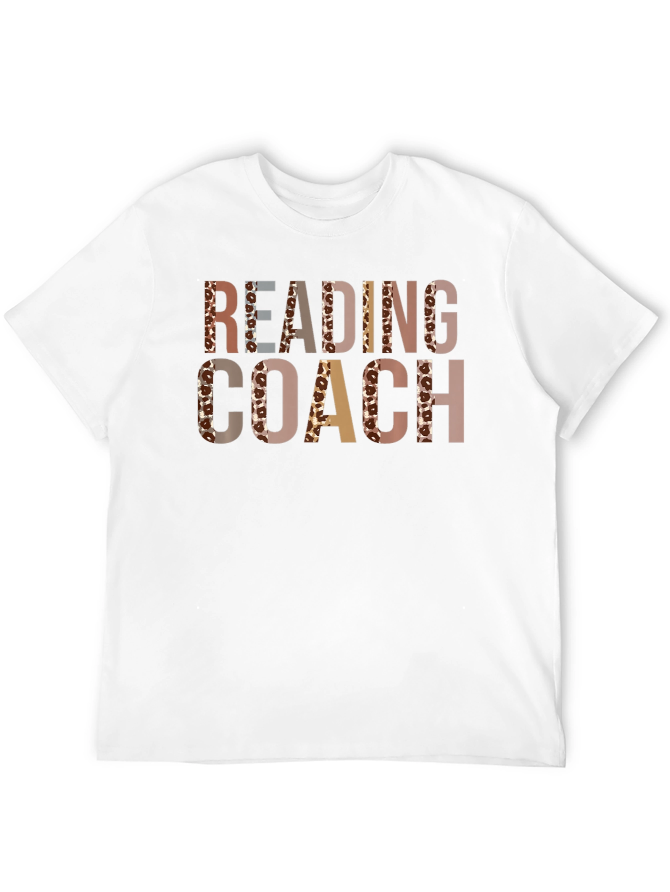 Reading Coach Leopard Print Graphic Tee