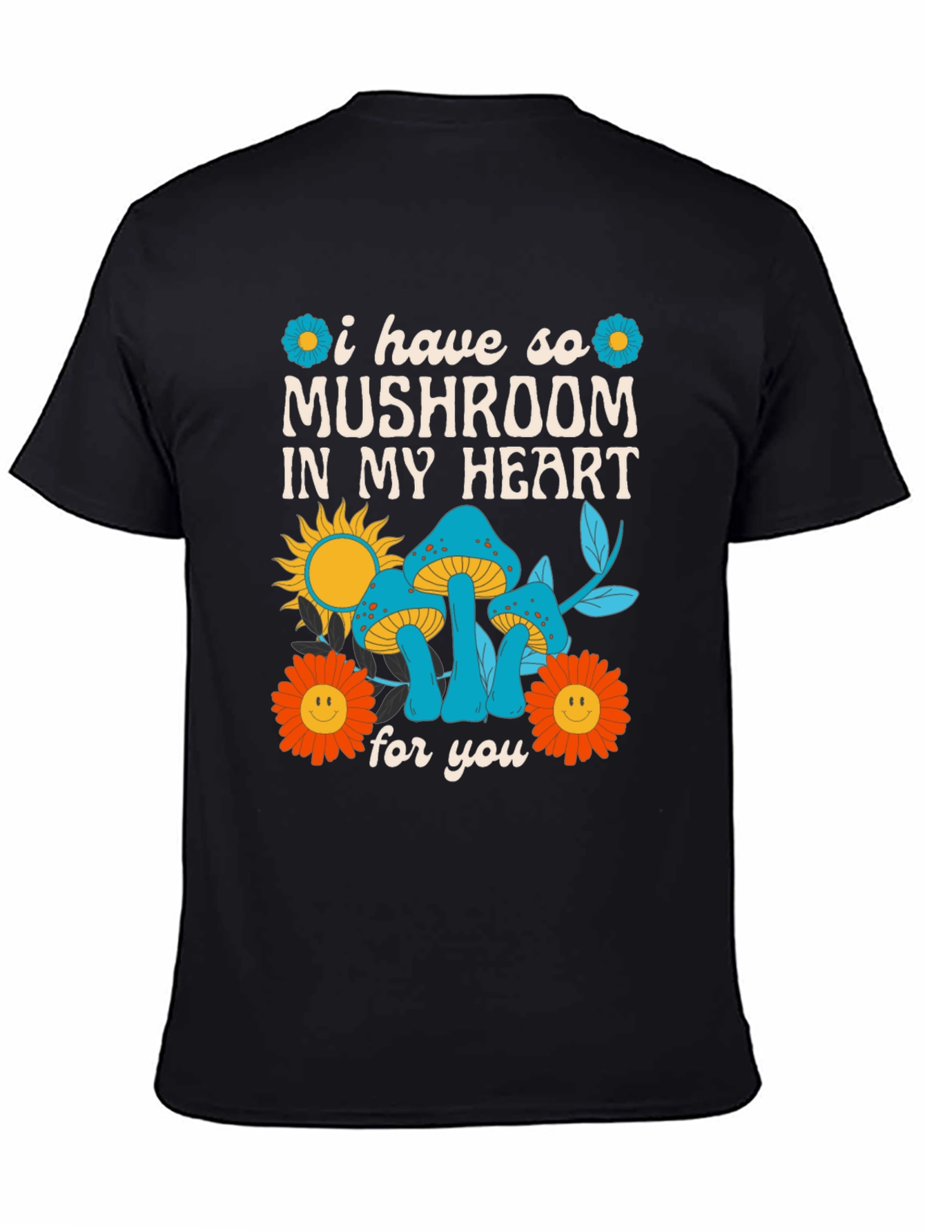 Mushroom Heart Graphic Tee