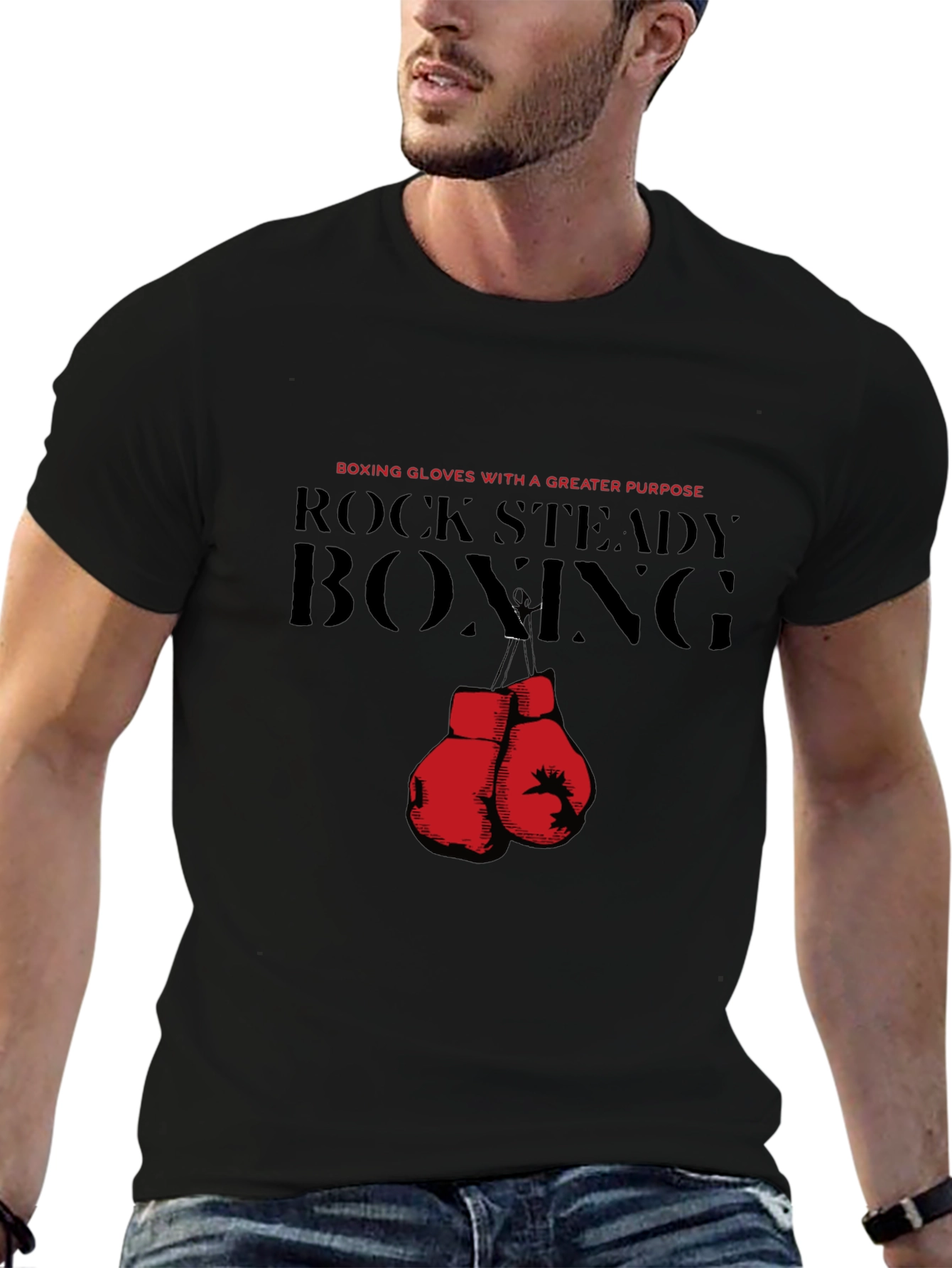 Rock Steady Boxing T-Shirt - Gloves with a Purpose