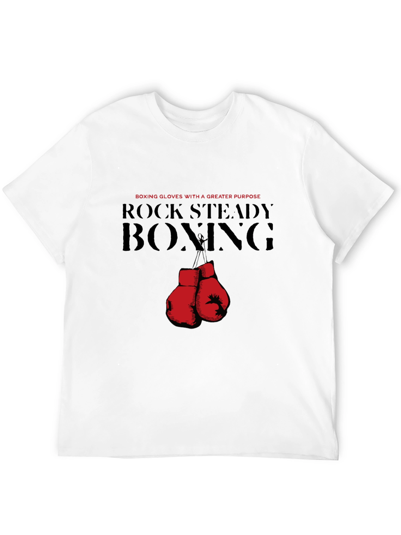 Rock Steady Boxing T-Shirt - Gloves with a Purpose