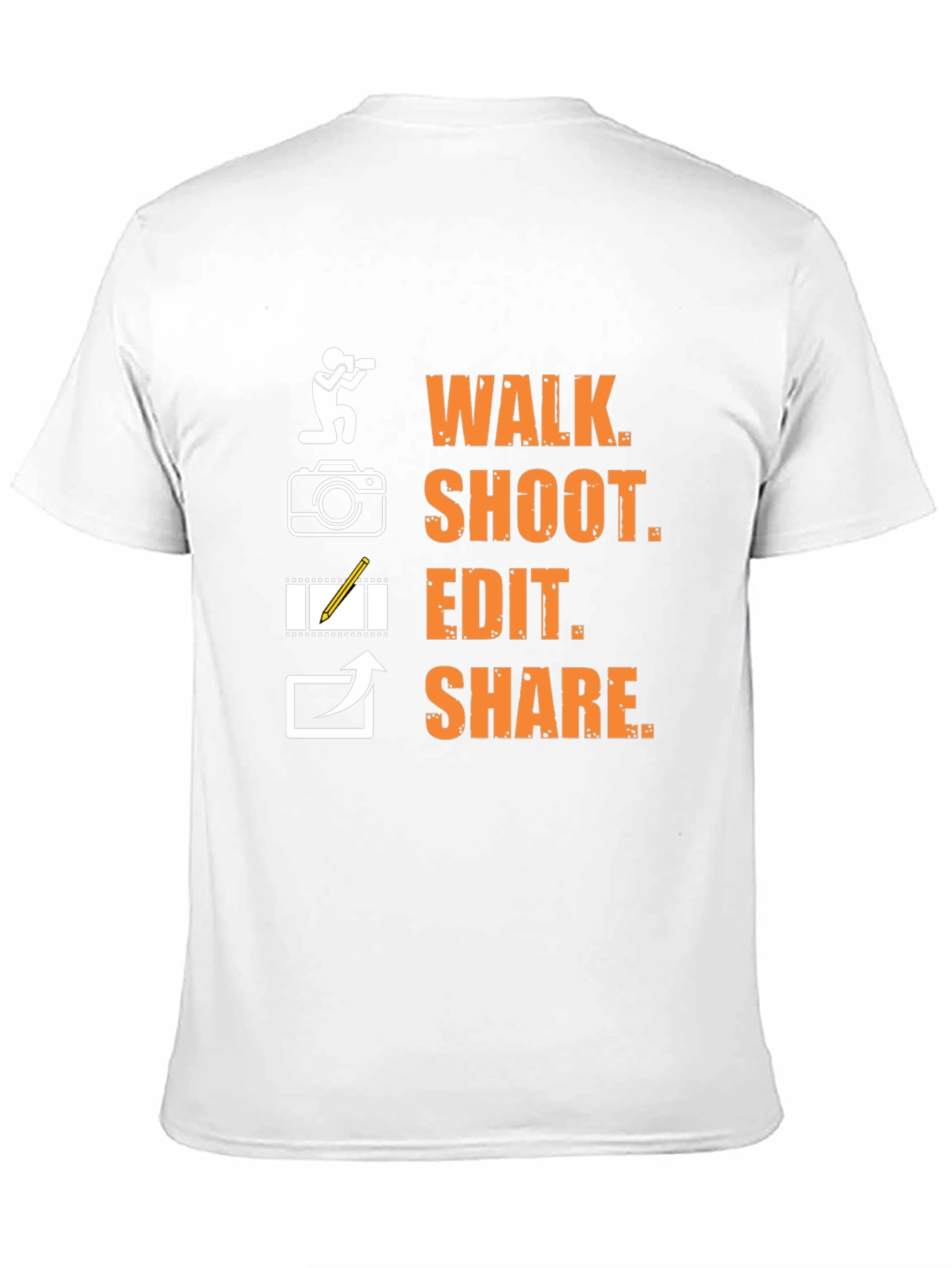 Photographers Walk Shoot Edit Share Graphic T-Shirt