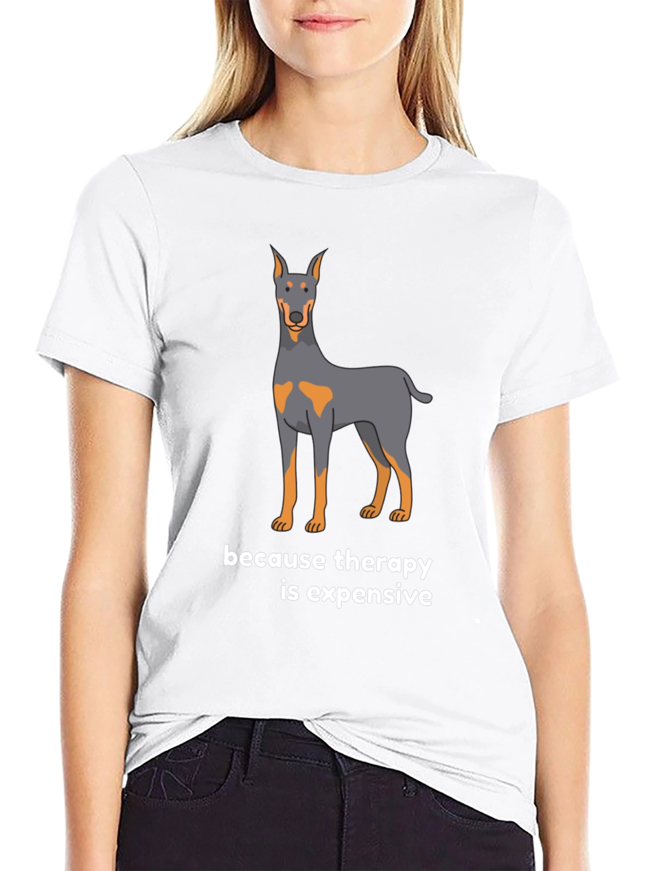 Dog Therapy T-Shirt - Because Therapy is Expensive