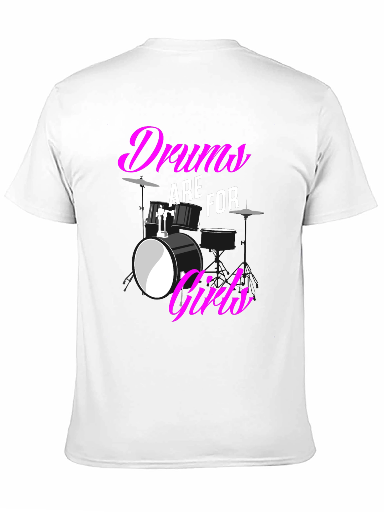 Drums are for Girls T-Shirt: Bold Graphic Tee