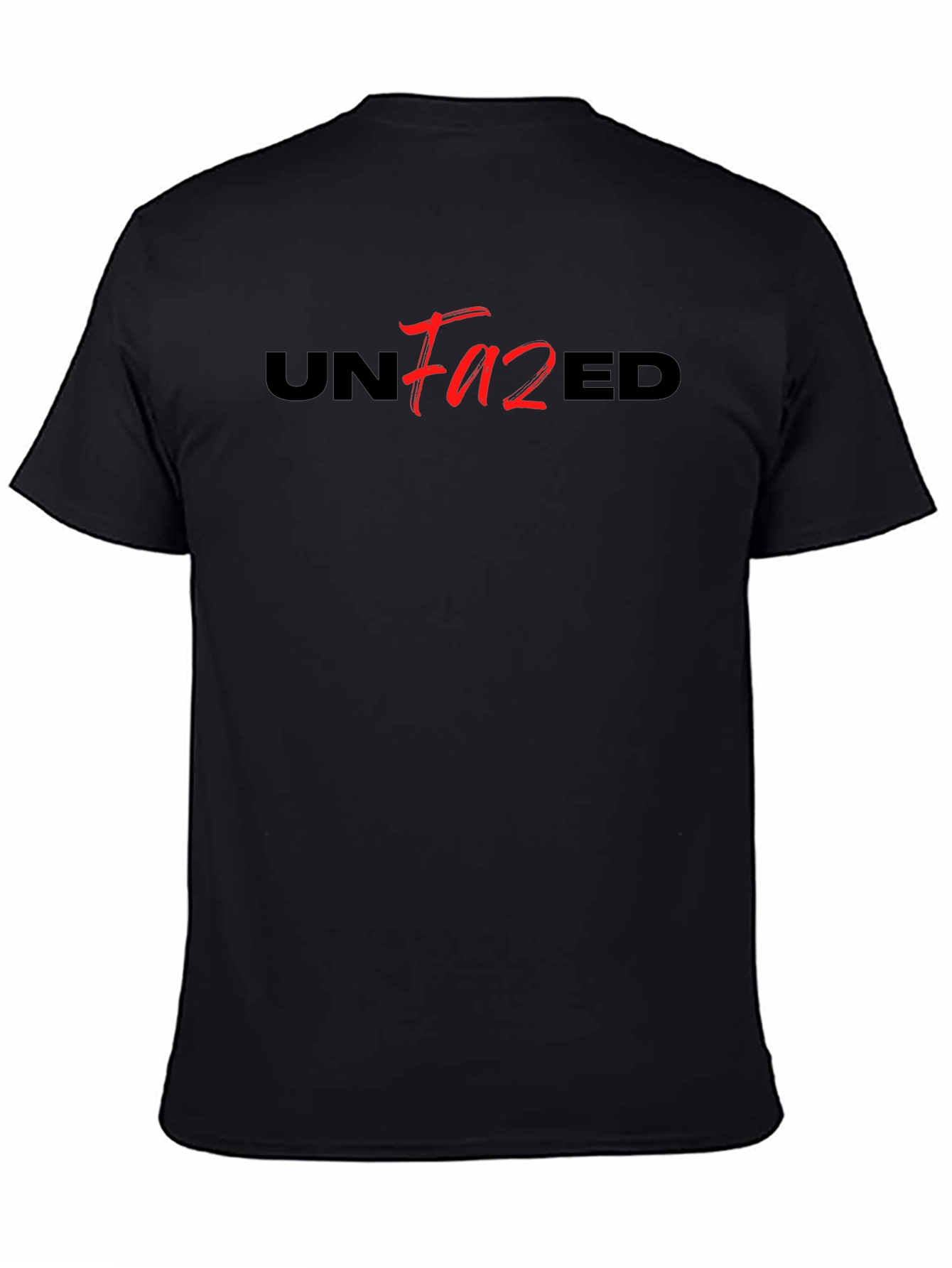 Unfazed Graphic Tee - Mens Black T-Shirt