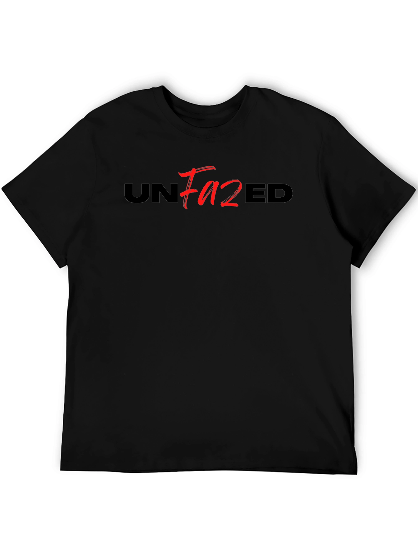 Unfazed Graphic Tee - Mens Black T-Shirt