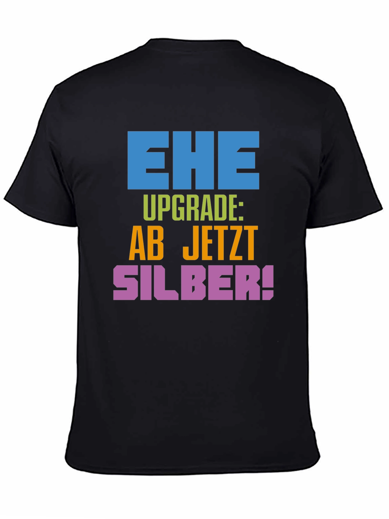 Ehe Upgrade Silber T-Shirt - Anniversary Gift