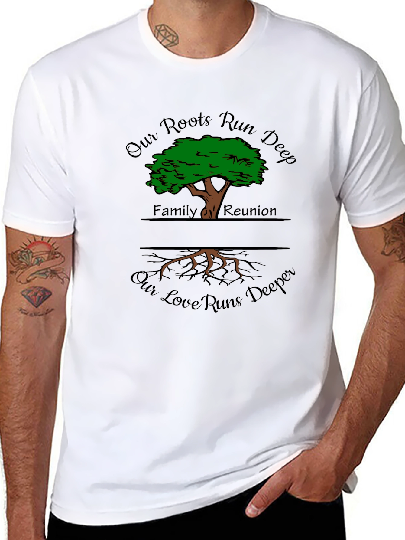 Family Reunion Tree Roots T-Shirt