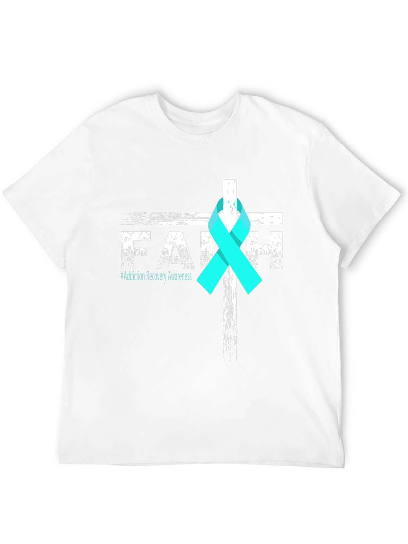 Faith Addiction Recovery Awareness T-Shirt