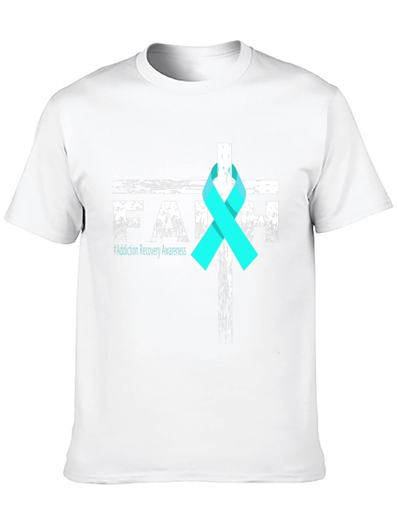 Faith Addiction Recovery Awareness T-Shirt