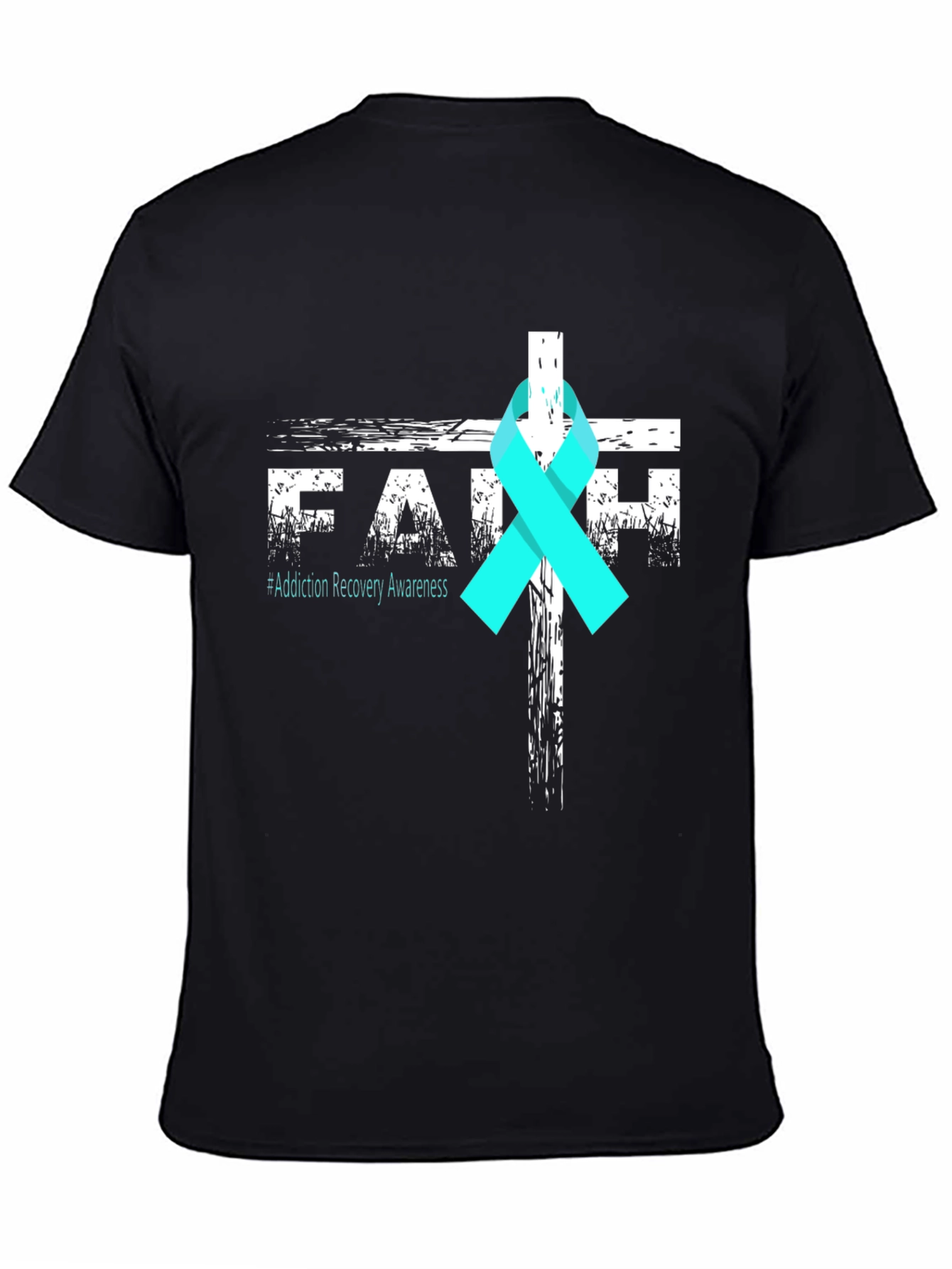 Faith Addiction Recovery Awareness T-Shirt