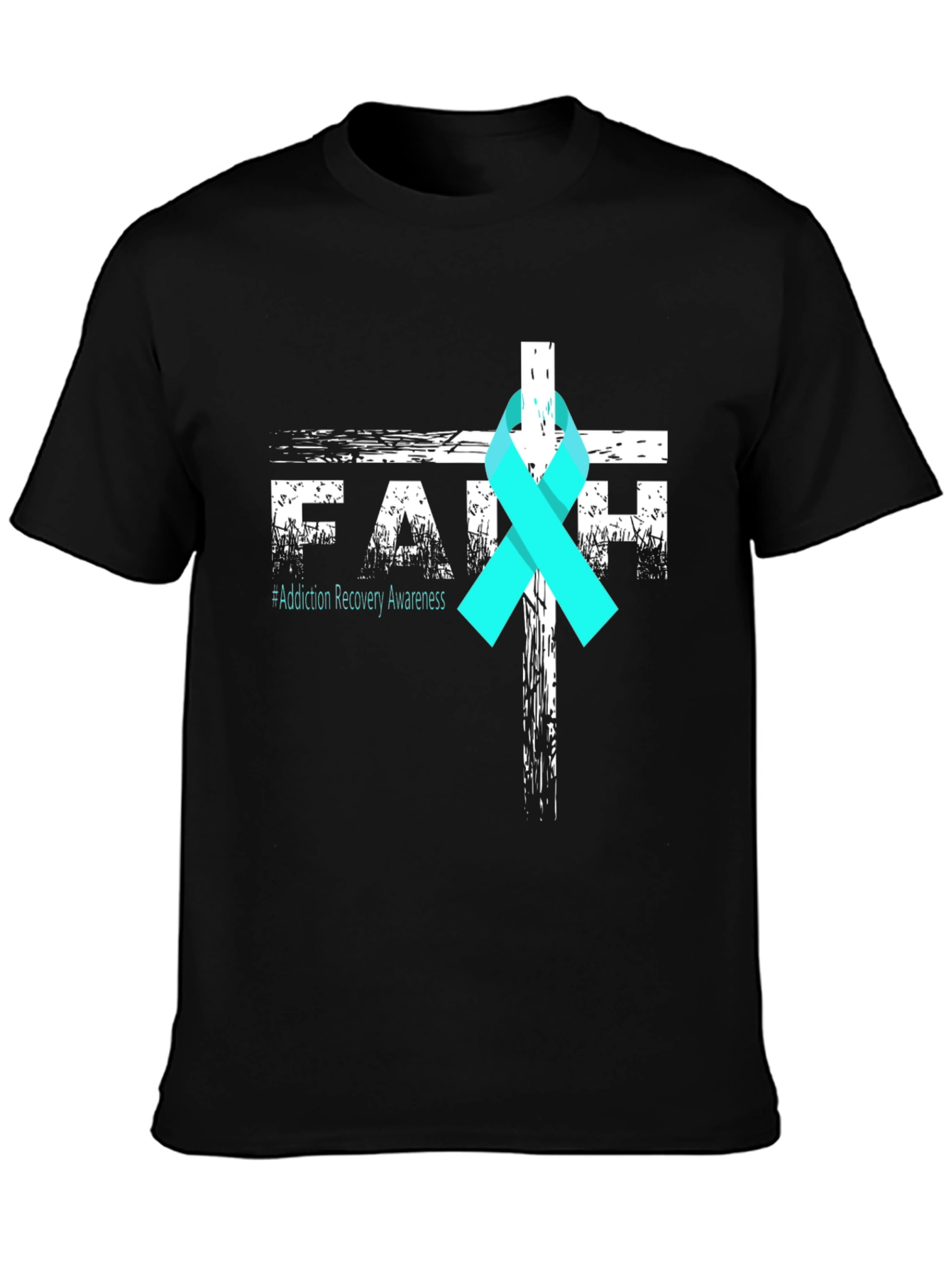 Faith Addiction Recovery Awareness T-Shirt