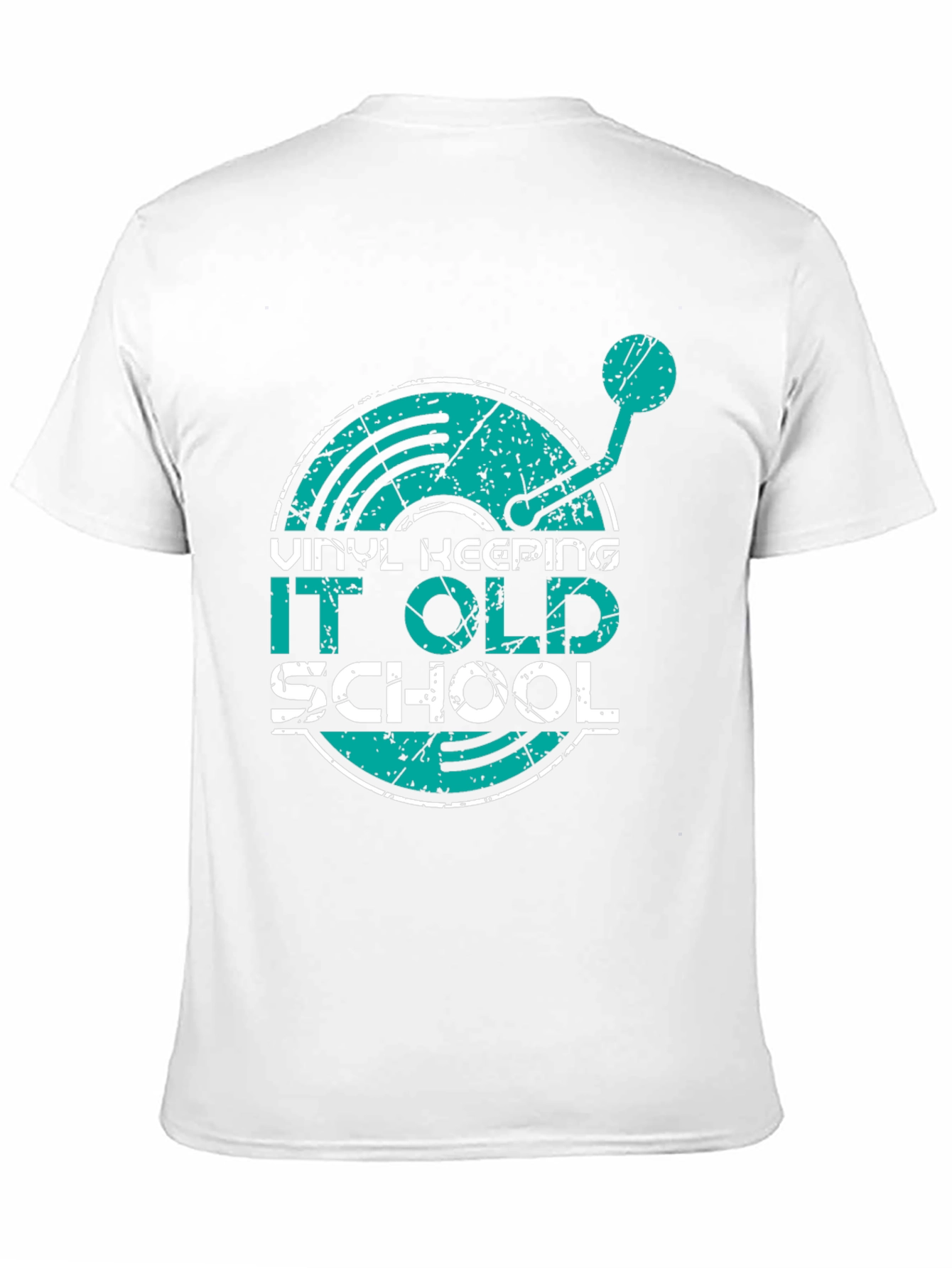 Vinyl Keeping It Old School Graphic T-Shirt